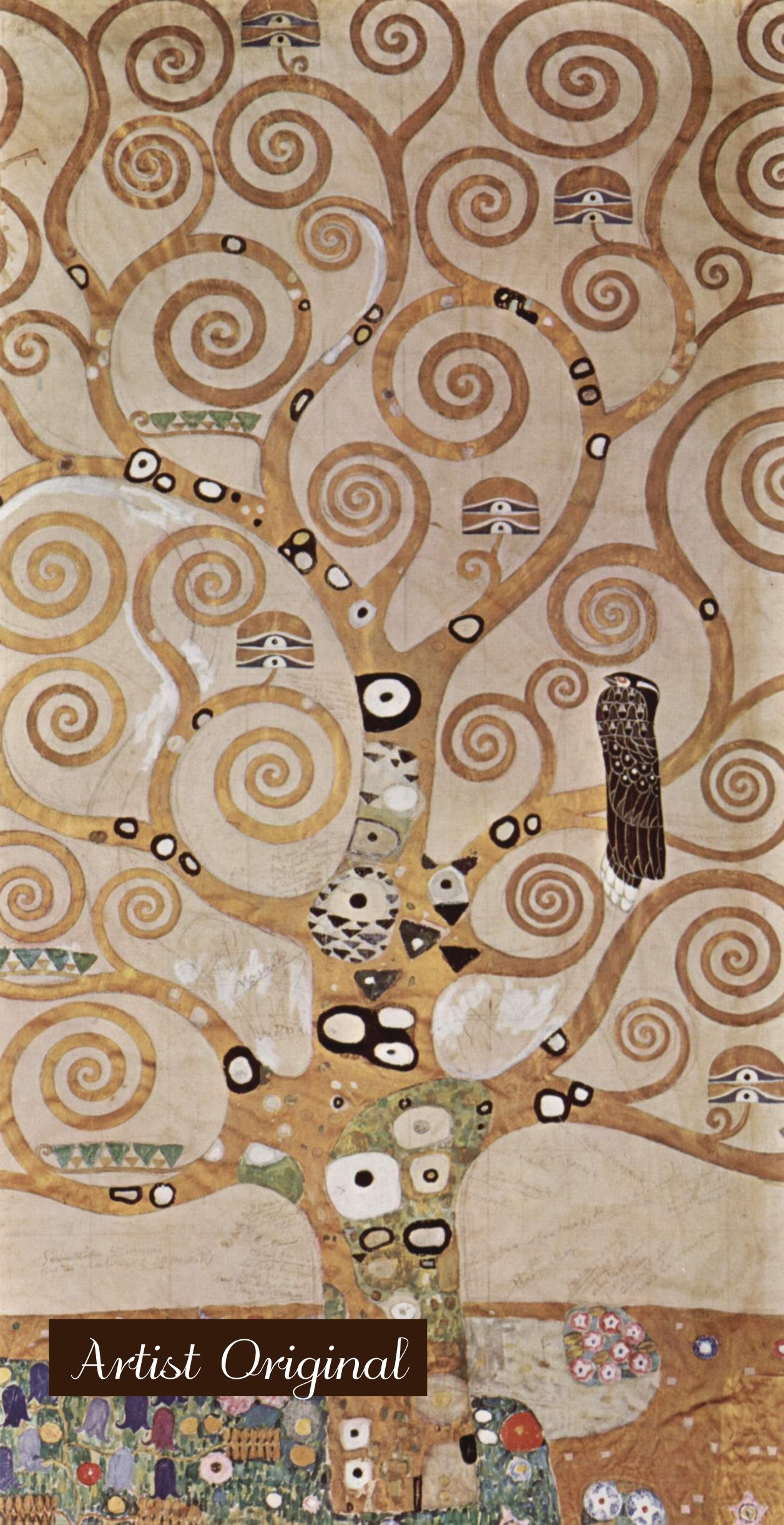 Gustav Klimt's Tree of Life 2 (1905–1909) (Paint-By-Number Kit)