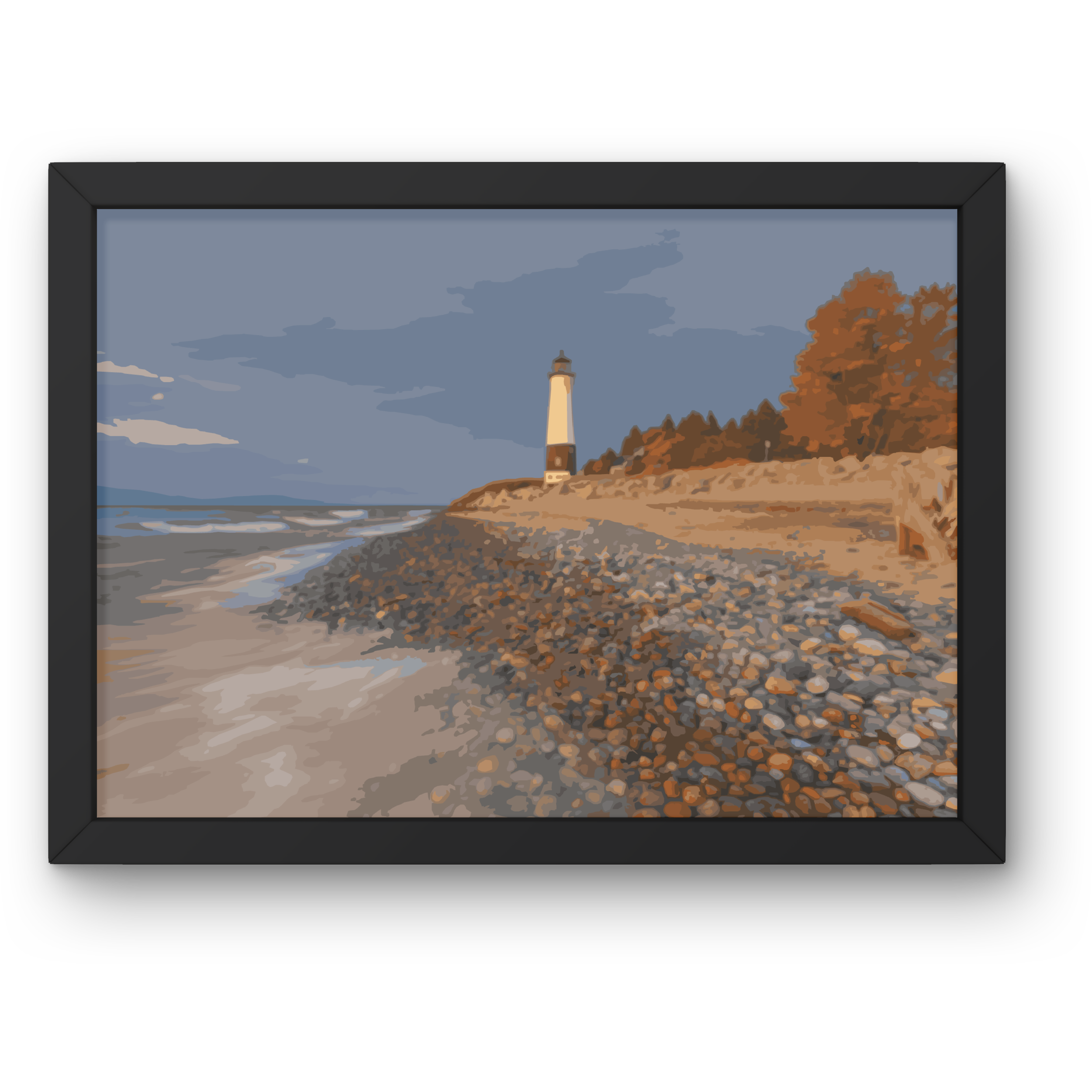 The Edge of Fall framed