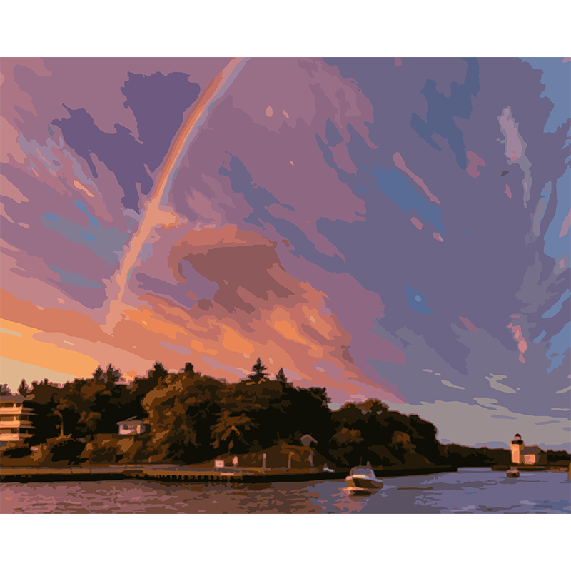 Pastel Promise - Charlevoix Channel (Paint-By-Number Kit)