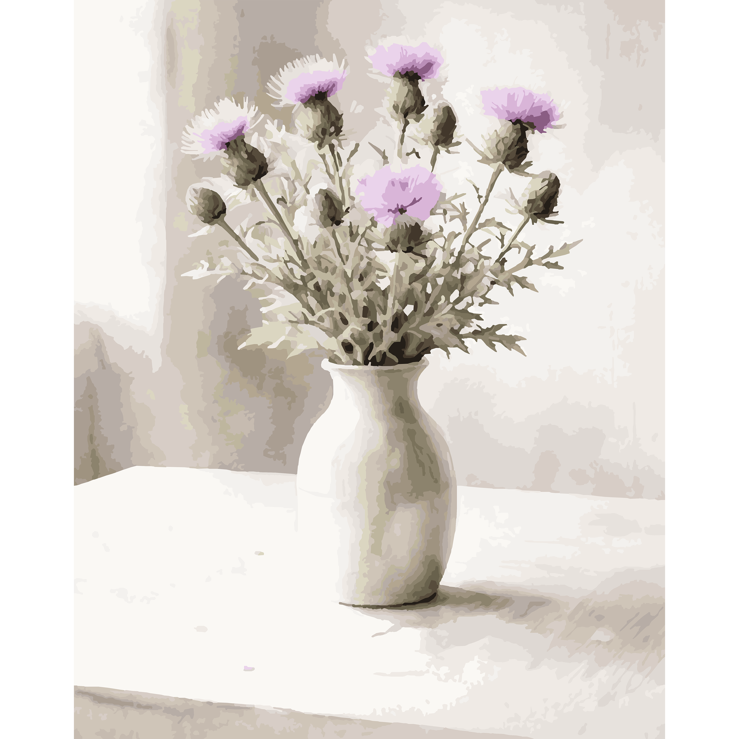 Quiet Resilience – Hill’s Thistle Michigan Flower Paint-By-Number Kit