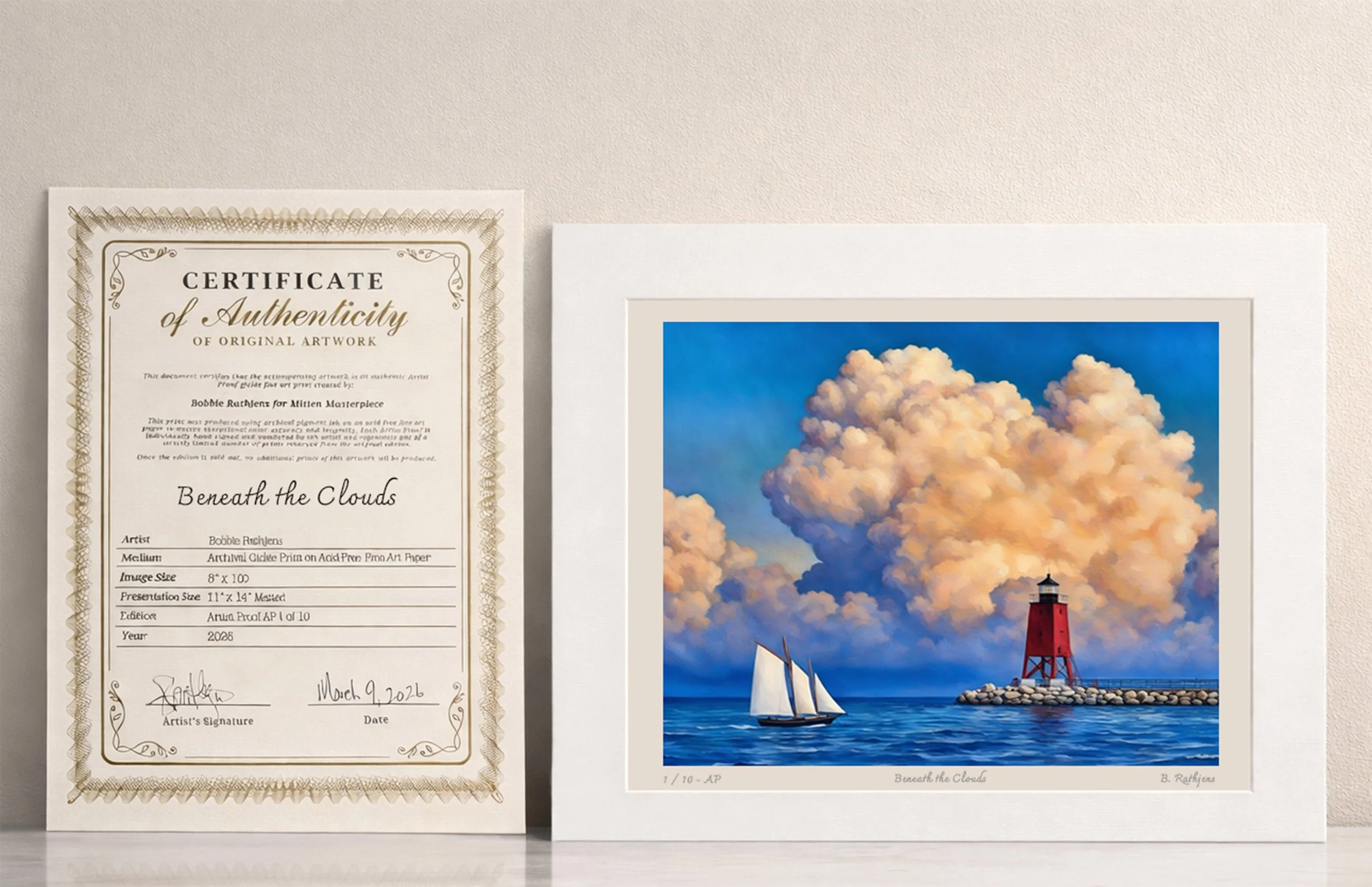 Beneath the Clouds – Limited Edition Giclée Fine Art Print