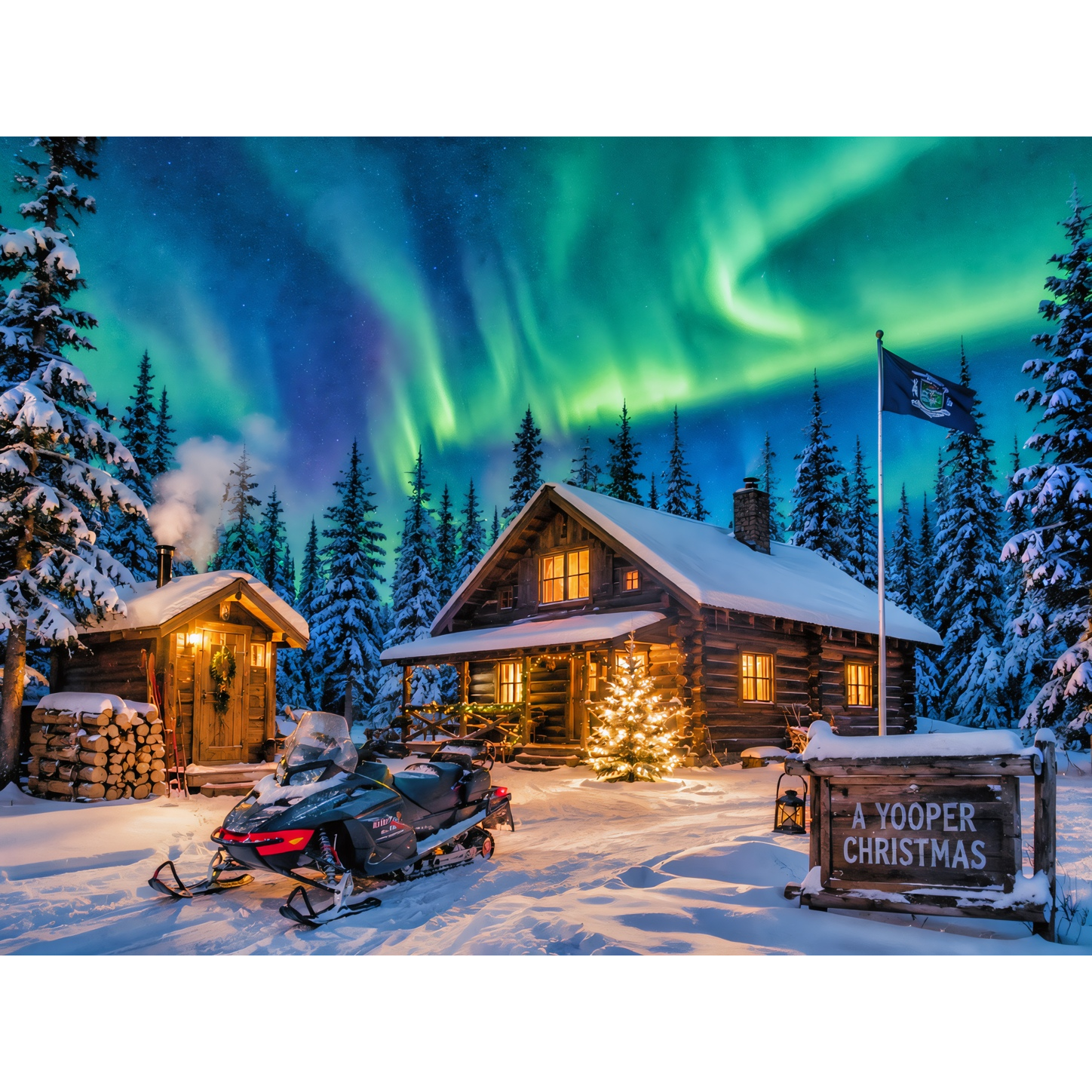 A Yooper Christmas Paint-by-Number Kit
