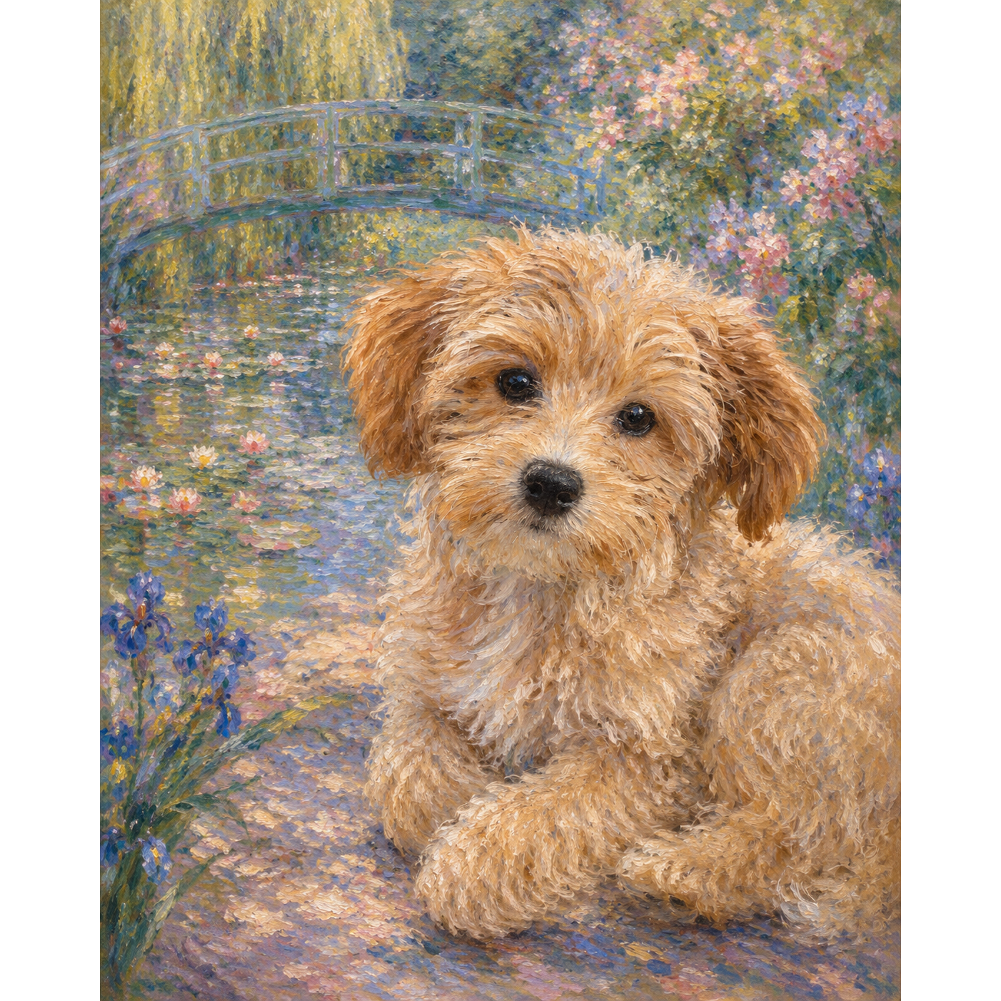 The Garden Impression: Custom Pet Paint-by-Number Kit