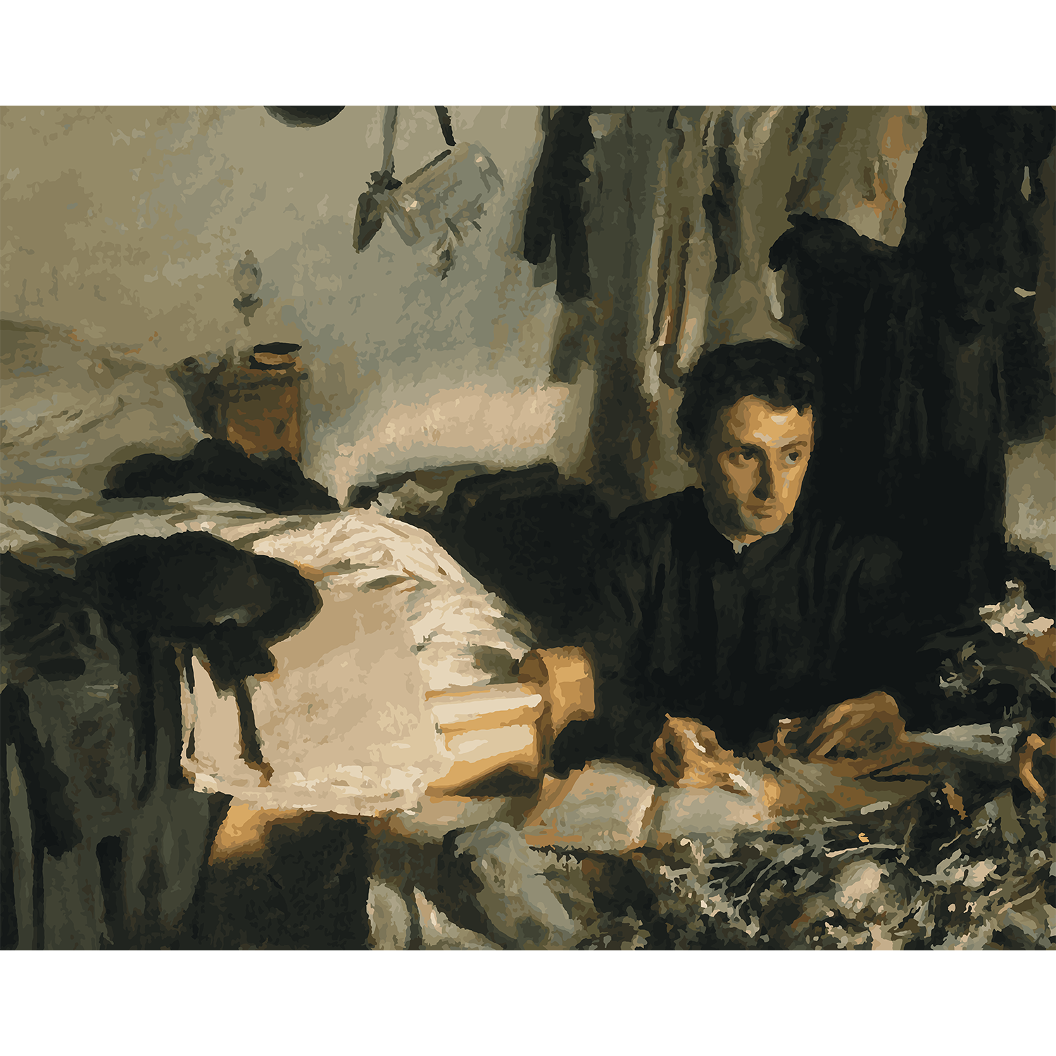 Padre Sebastiano (1904) - John Singer Sargent Paint-by-Number