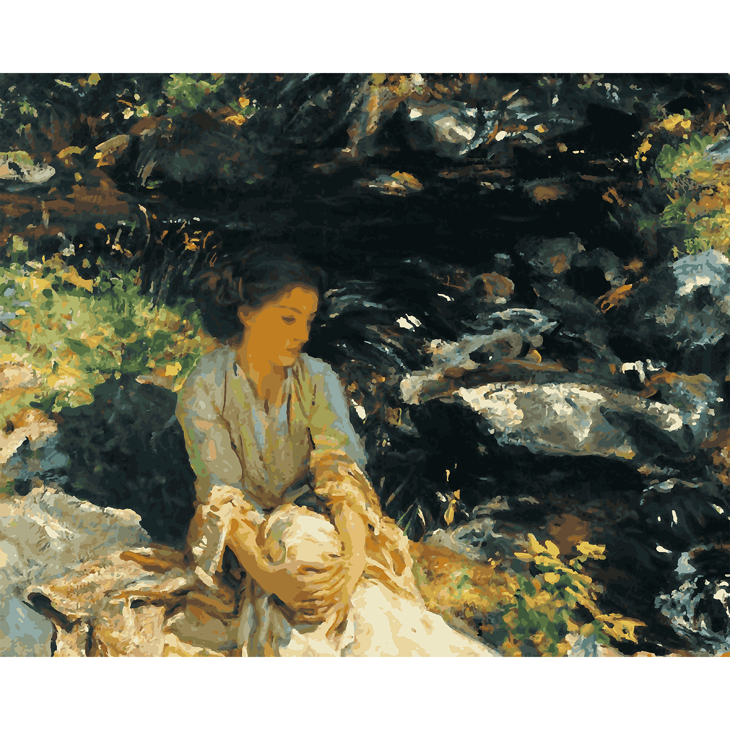 The Black Brook (1908) - John Singer Sargent Paint-by-Number