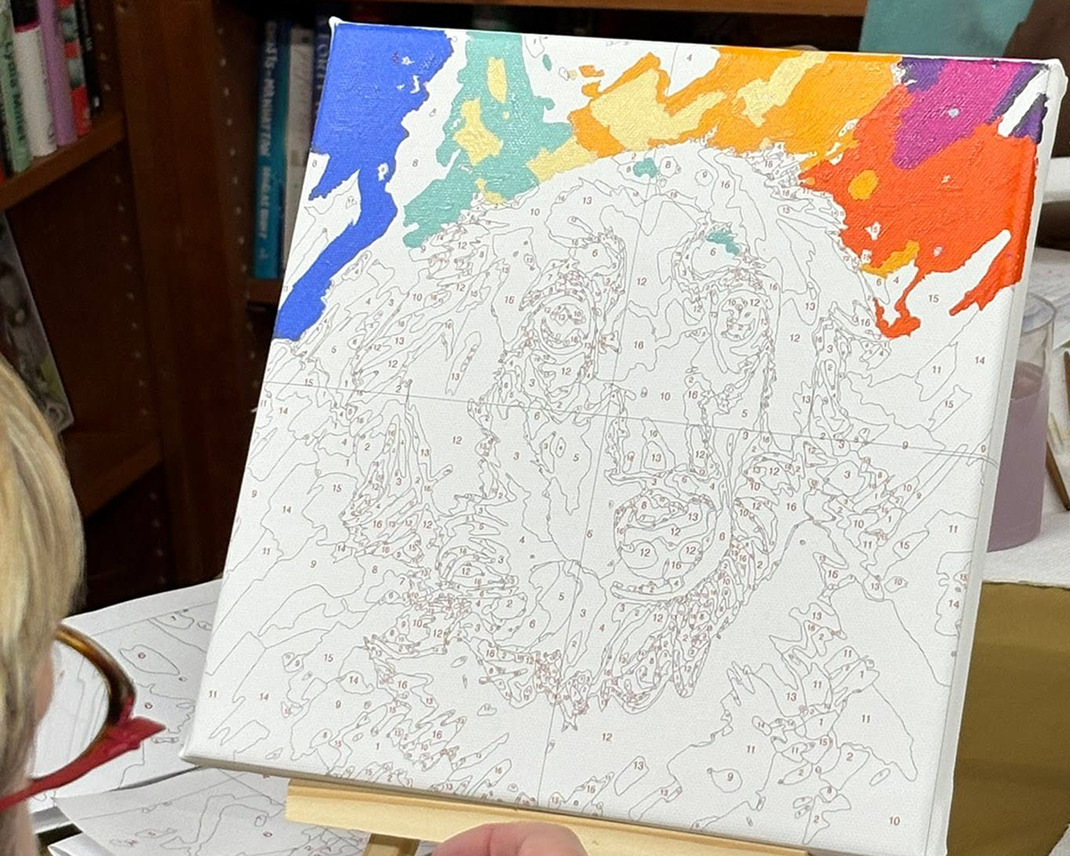 paint-by-number workshop