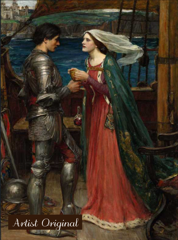 John William Waterhouse’s Tristram and Isolde (1916) Paint-By-Number Kit