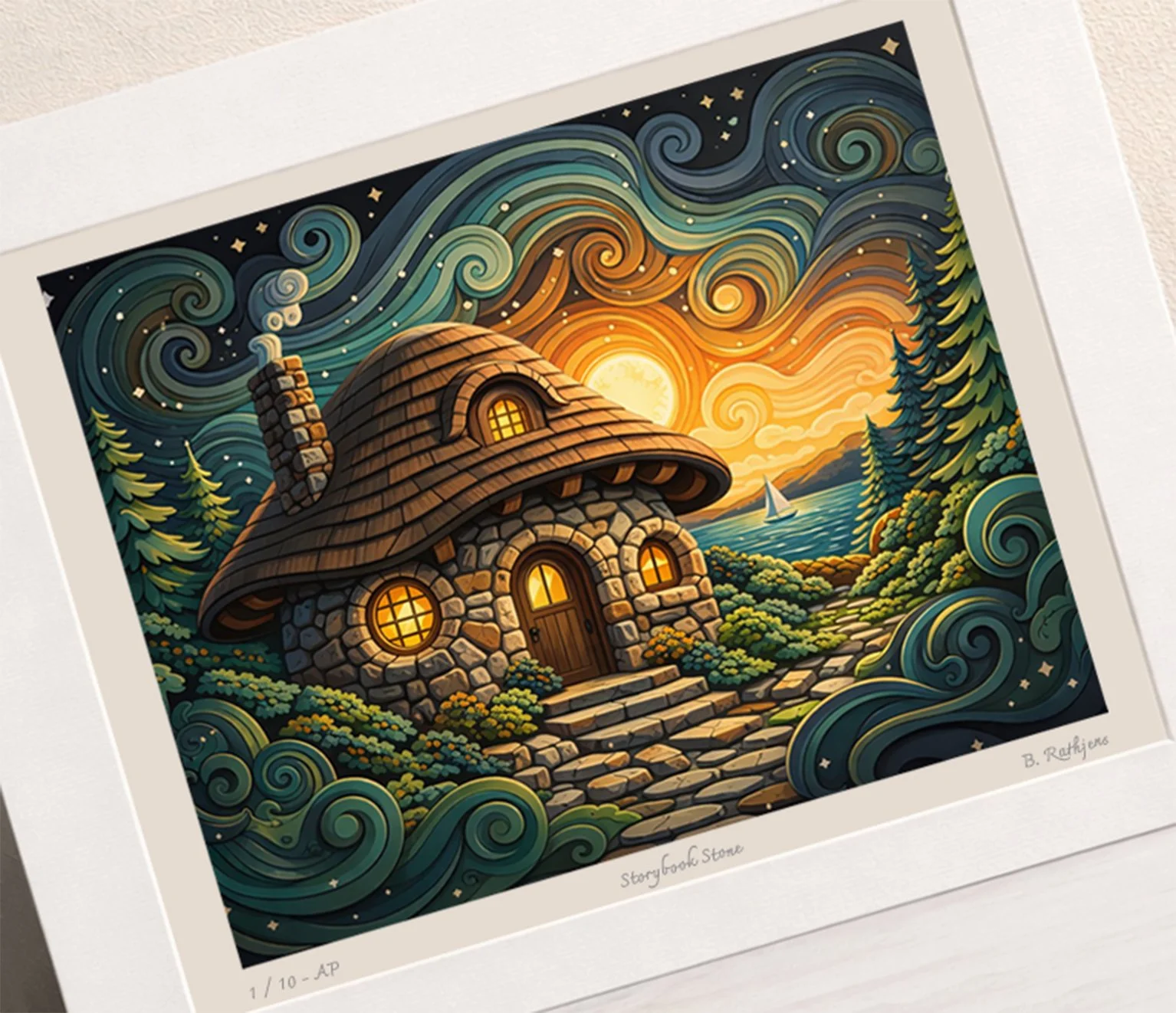 Storybook Stone – Limited Edition Giclée Fine Art Print