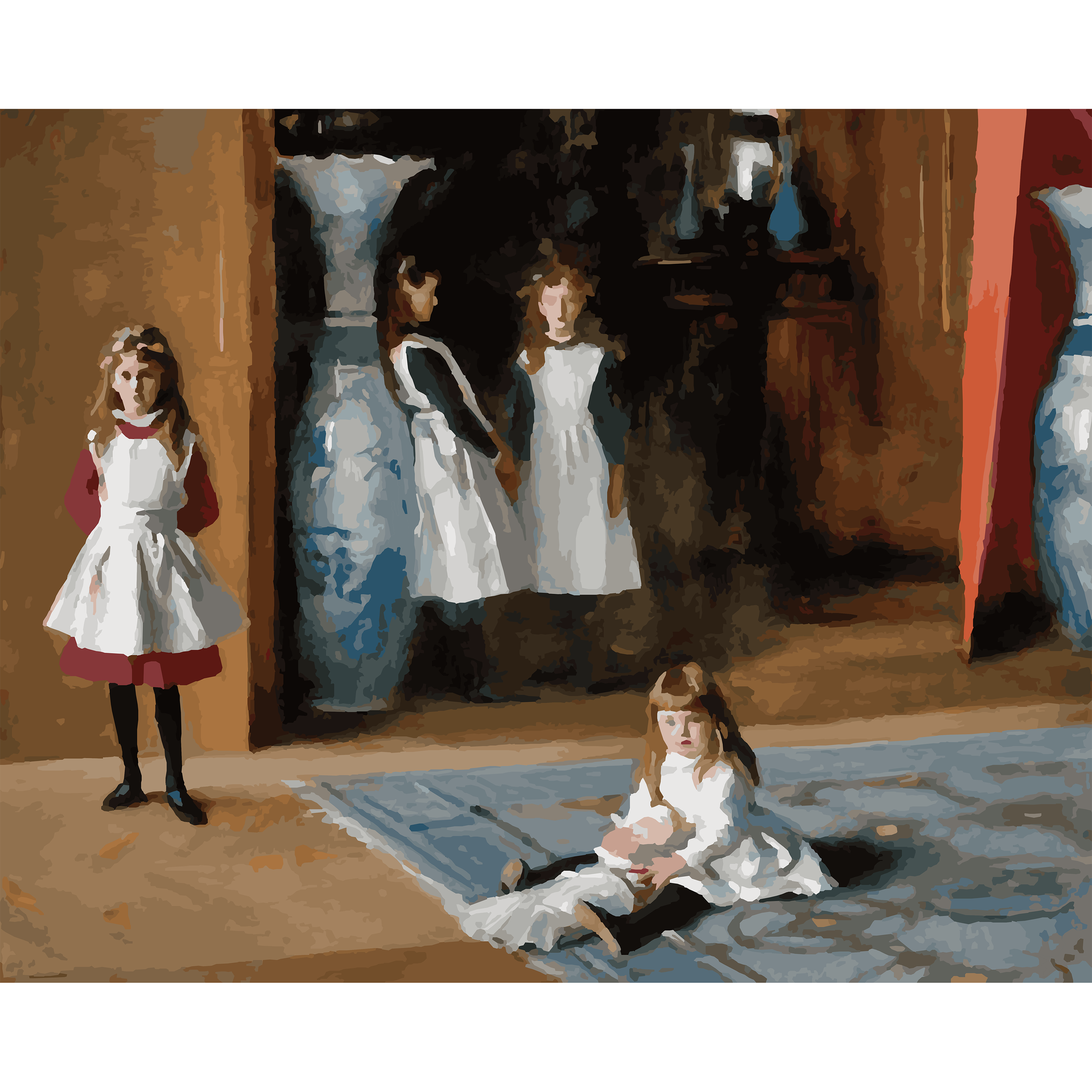John Singer Sargent’s The Daughters of Edward Darley Boit (1882) Paint-By-Number Kit