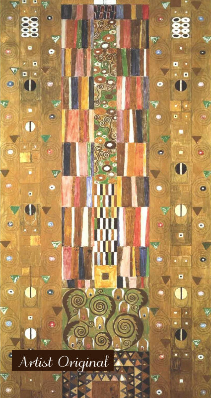 Gustav Klimt's Design for the Stoclet Frieze Knight (1905–1907) (Paint-By-Number Kit)