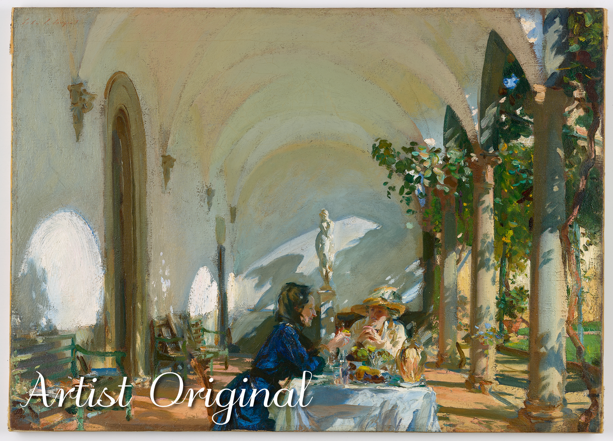 John Singer Sargent’s Breakfast at the Loggia (1910) (Paint-By-Number Kit)