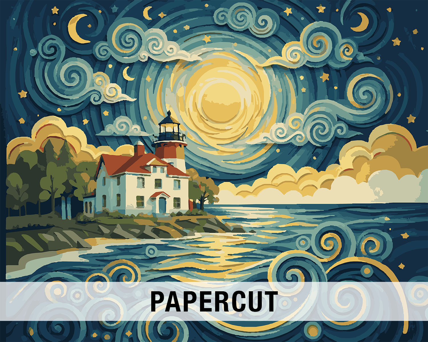 Papercut Paint-by-Number Kits