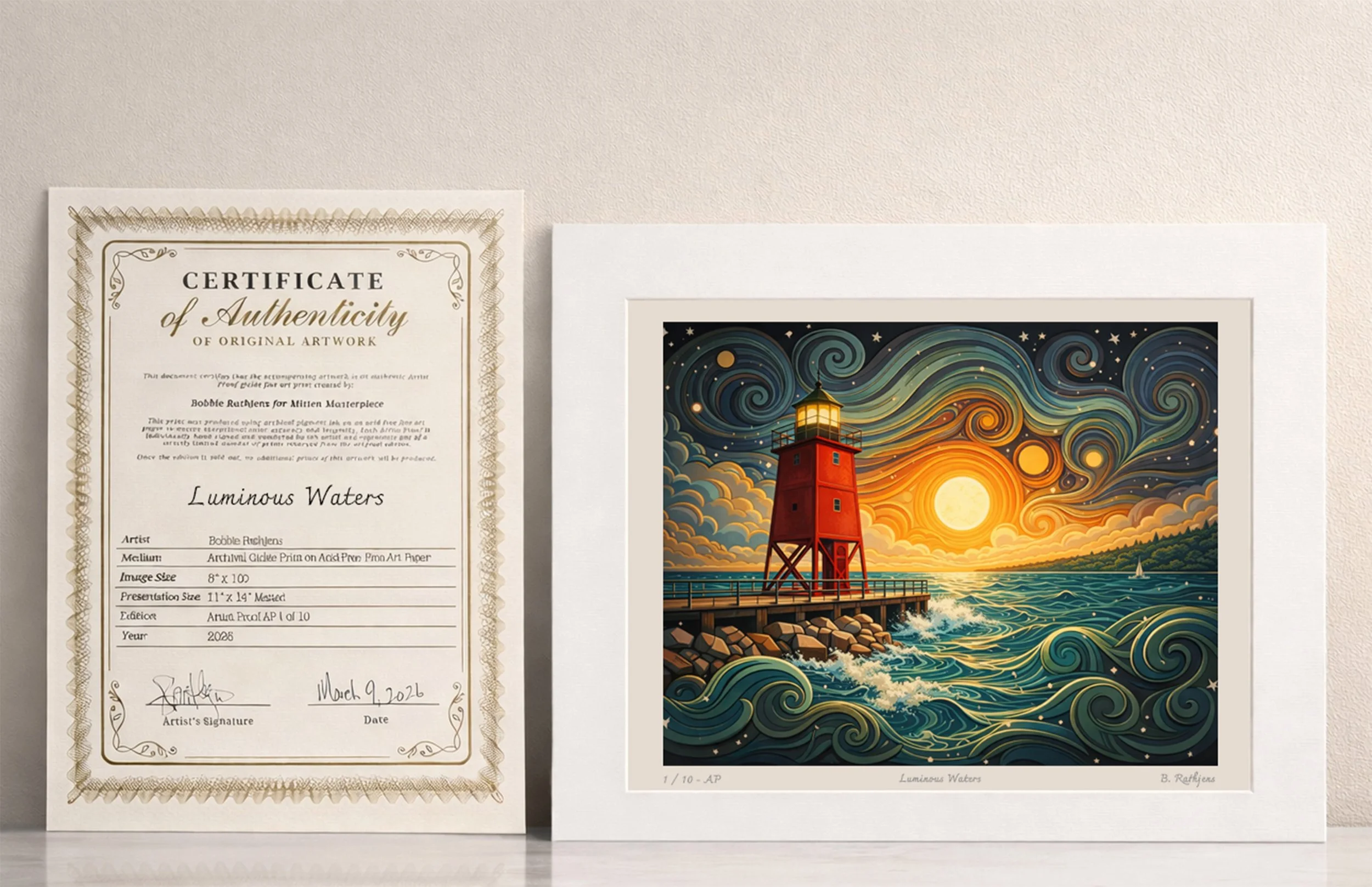 Luminous Waters – Limited Edition Giclée Fine Art Print