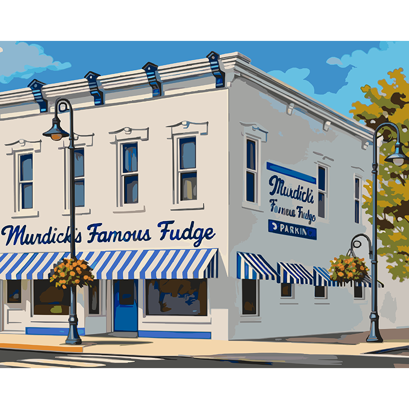 Bridge Street Fudge - Murdick's Famous Fudge in Charlevoix (Paint-By-Number Kit).png