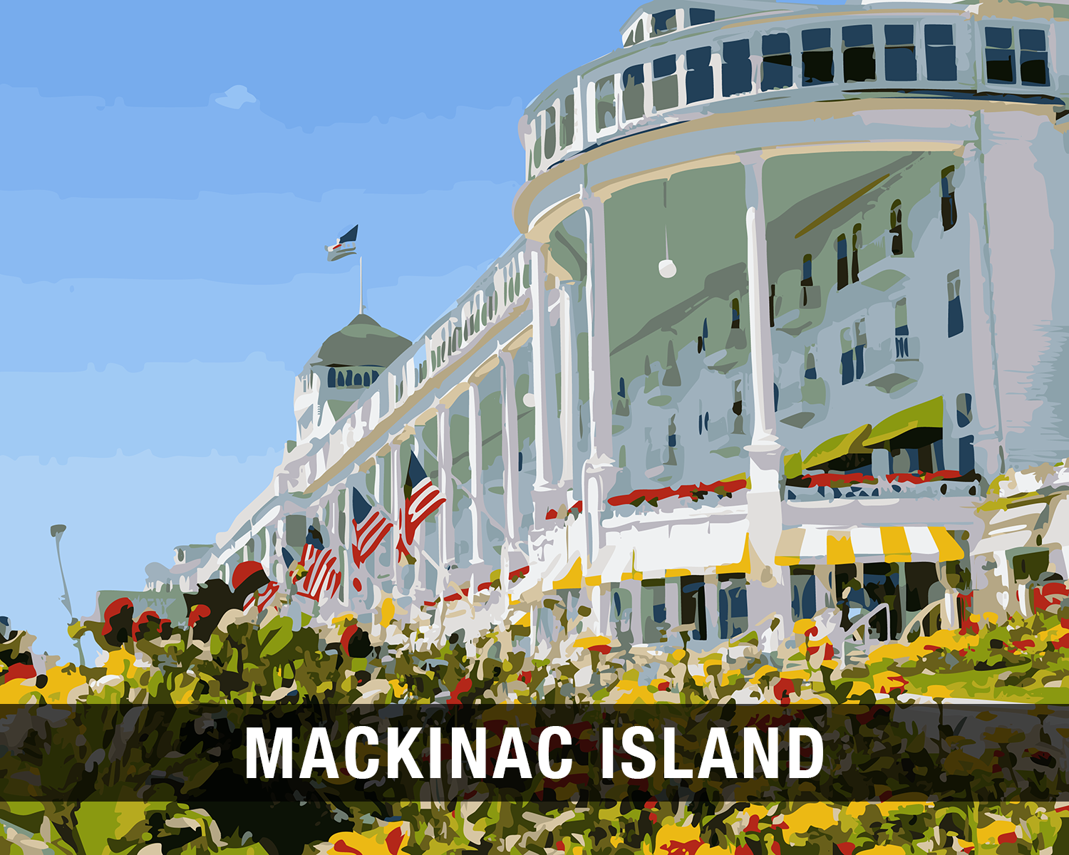 Mackinac Island Paint-by-Number Kits