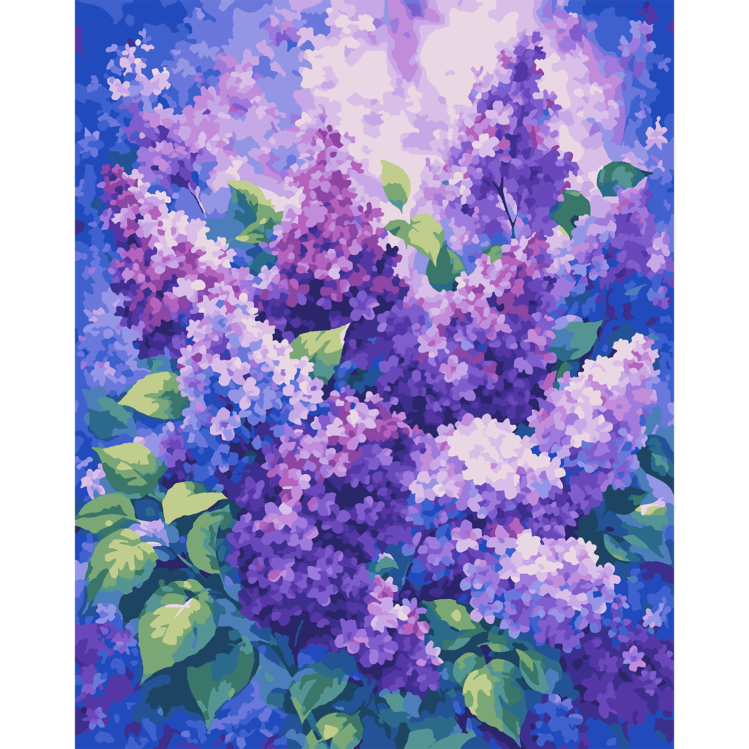 Lilac Daydream - Flower Paint-By-Number Kit