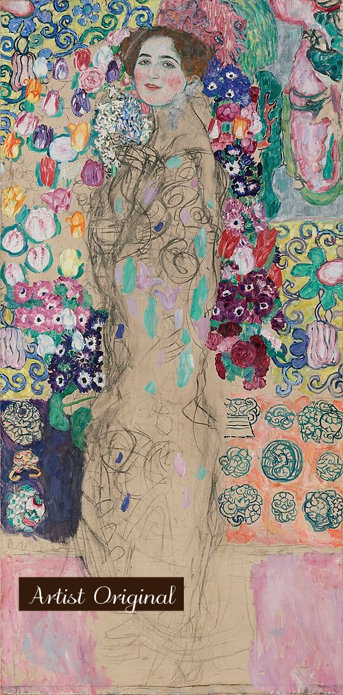 Gustav Klimt's Portrait of Maria Munk (1917–1918) (Paint-By-Number Kit)