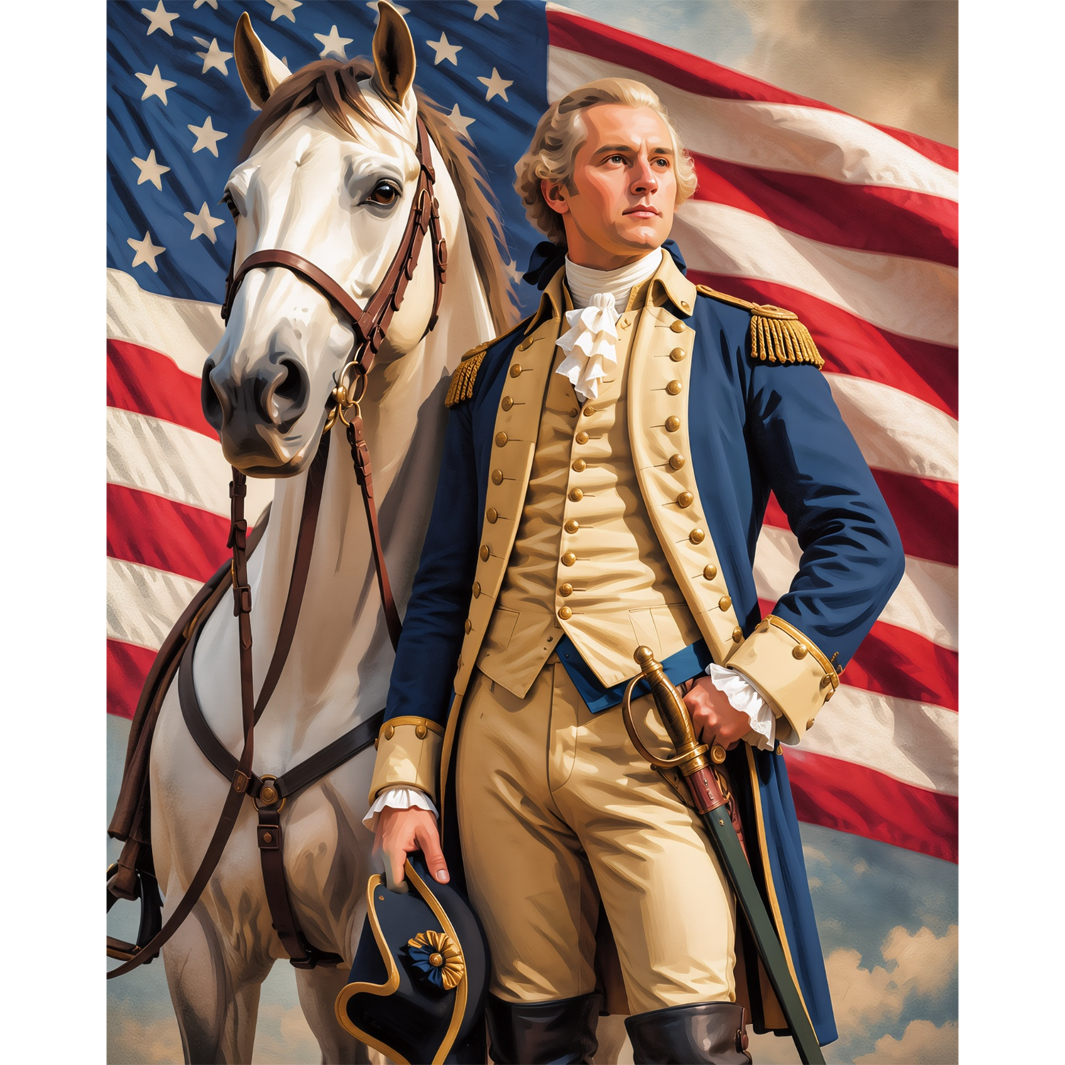 The General George Washington Paint-By-Number Kit