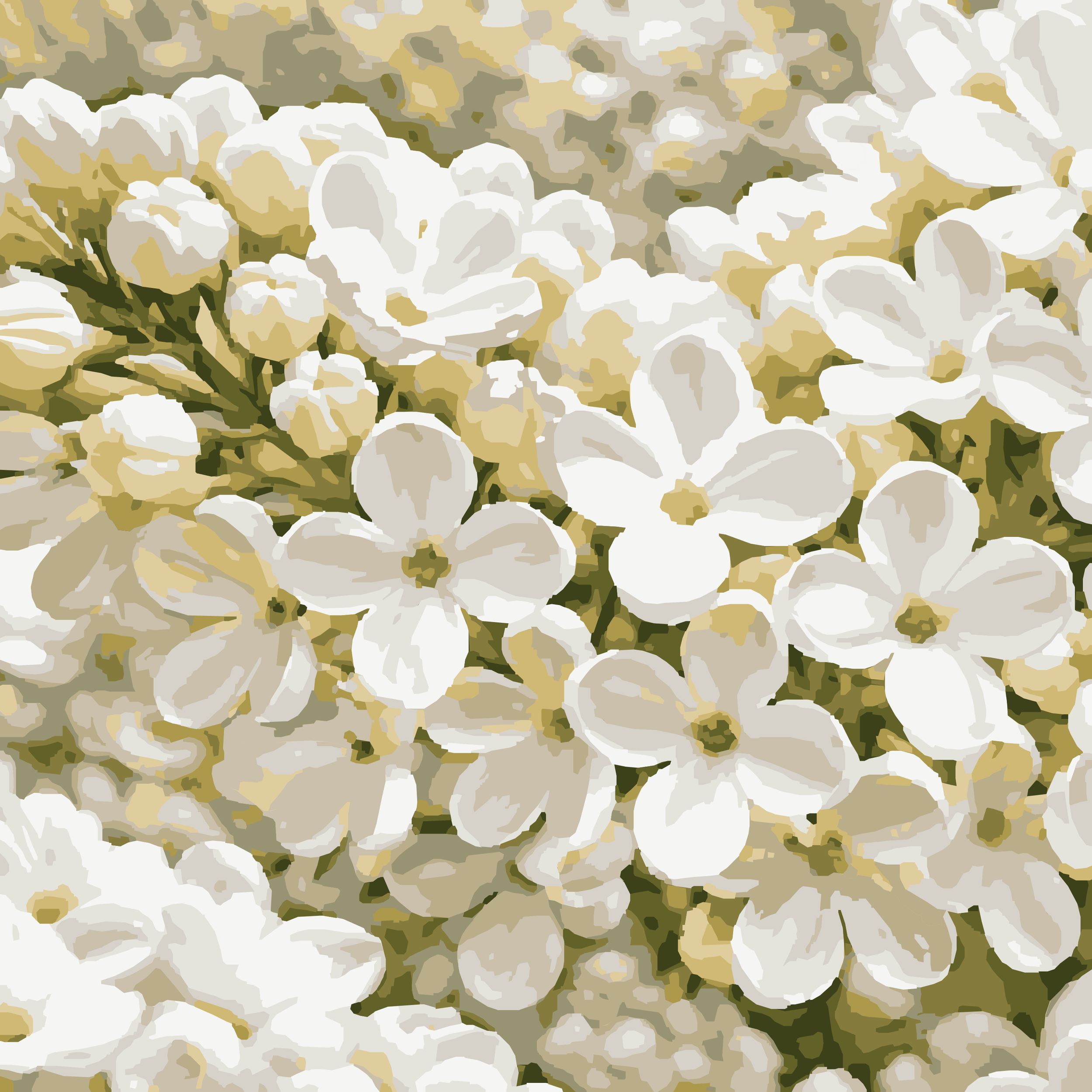 White Lilacs – 10x10 Mini Paint-by-Number Kit