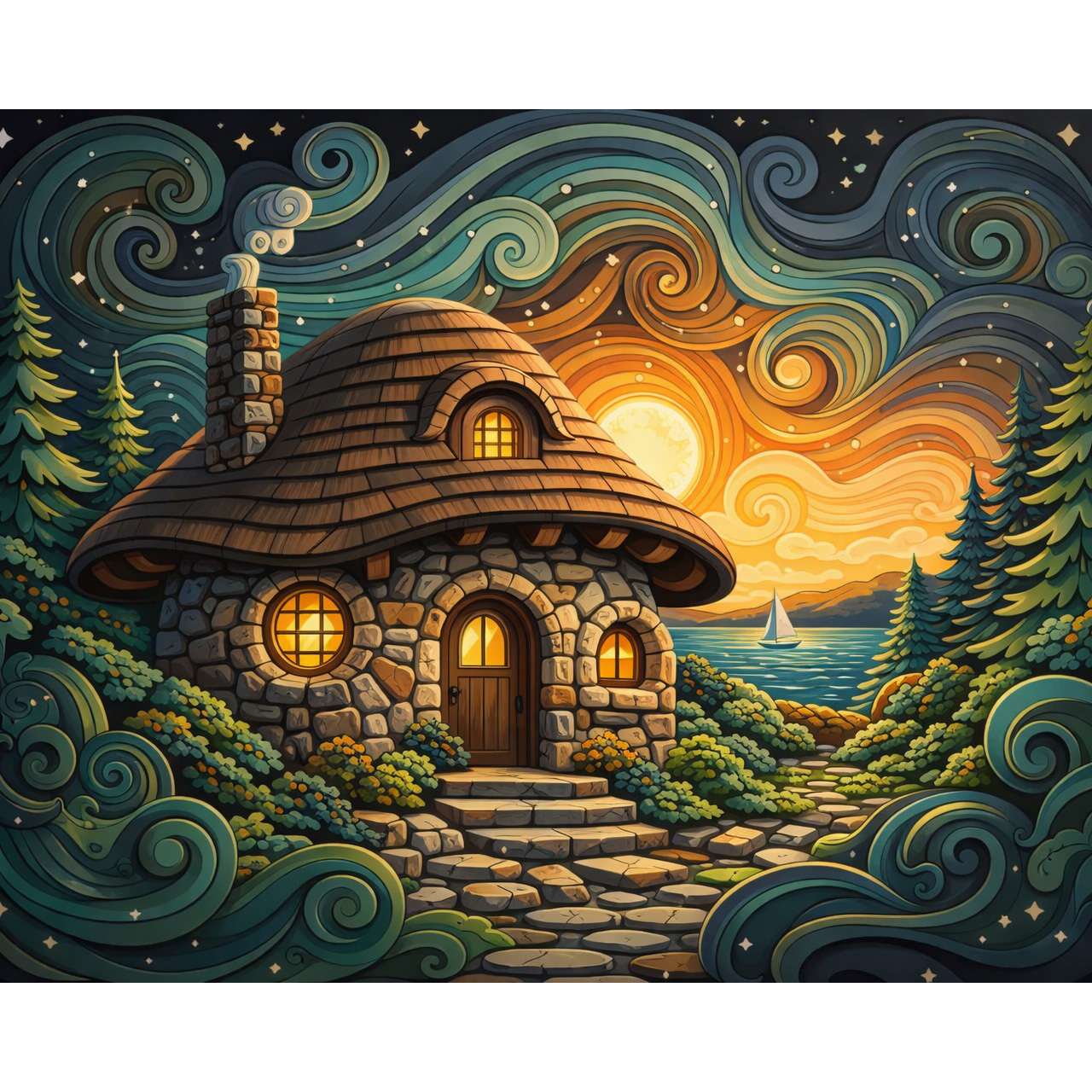 Storybook Stone – Limited Edition Giclée Fine Art Print