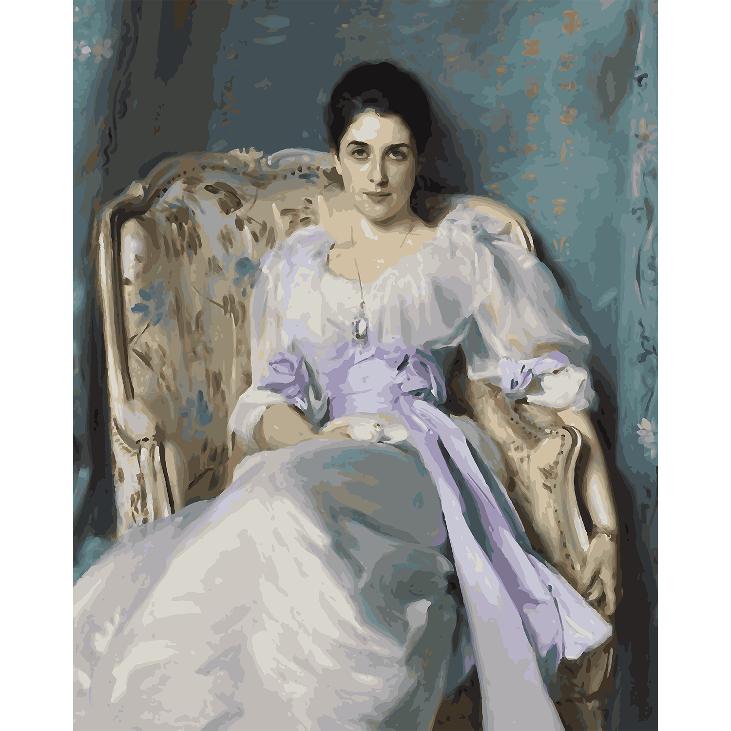Lady Agnew of Lochnaw (1892) - John Singer Sargent Paint-by-Number