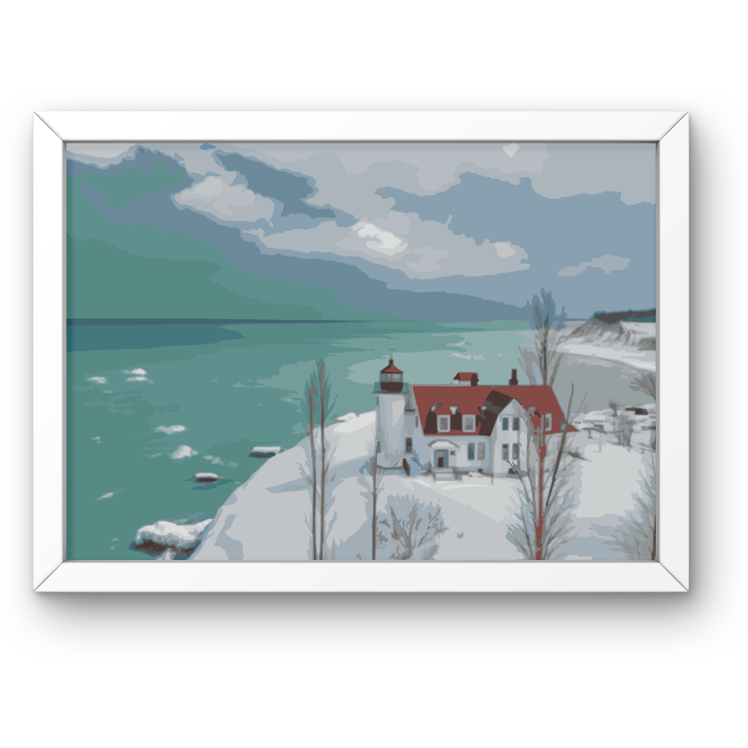 Winter Watch Framed