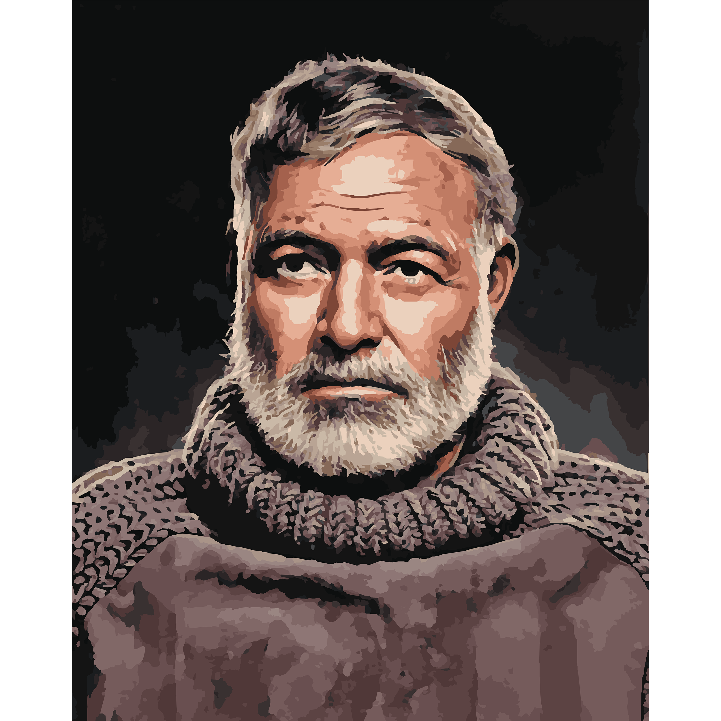 Ernest Hemingway: The Final Years Paint-By-Number Kit