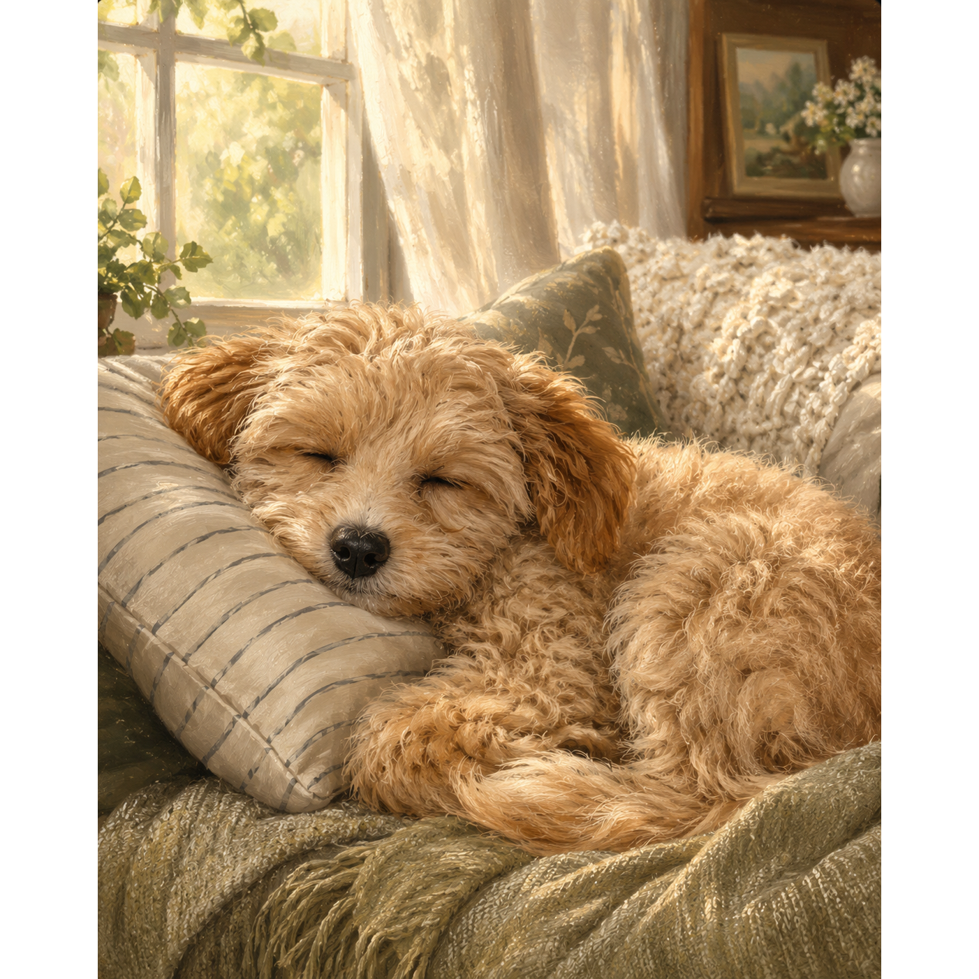 The Dreaming Hour: Custom Pet Paint-by-Number Kit