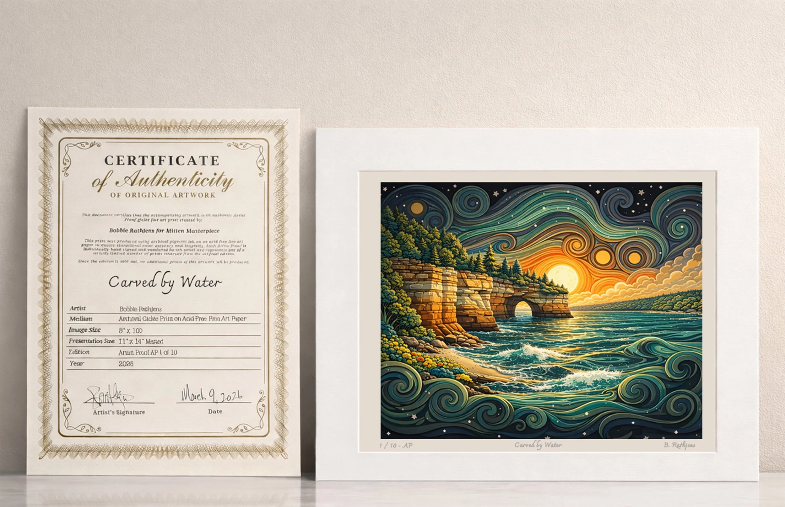 Carved by Water – Limited Edition Giclée Fine Art Print