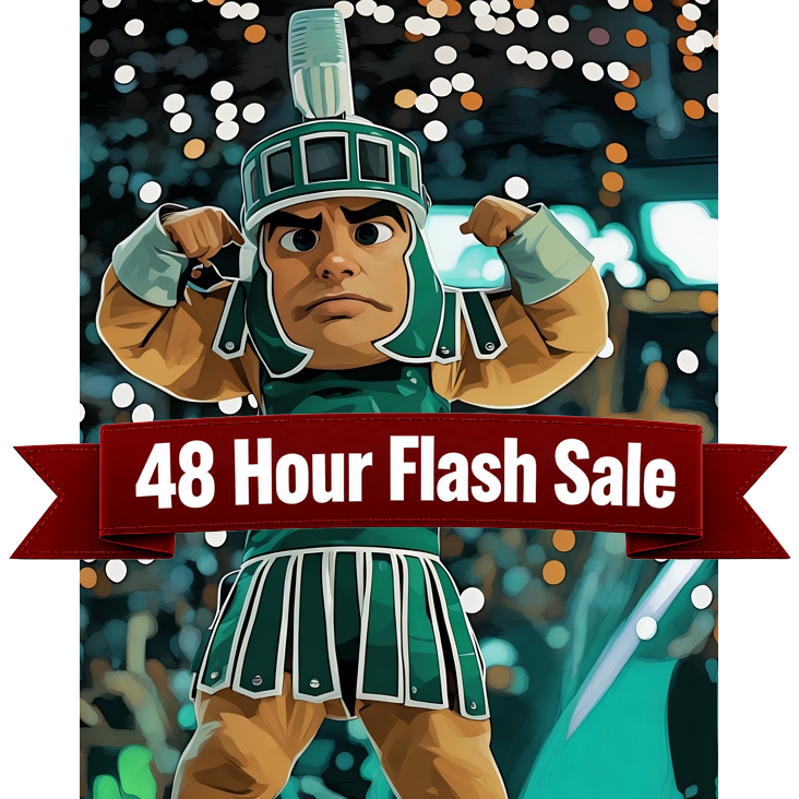 Bright Lights Sparty — Michigan State University® Paint-by-Number Kit