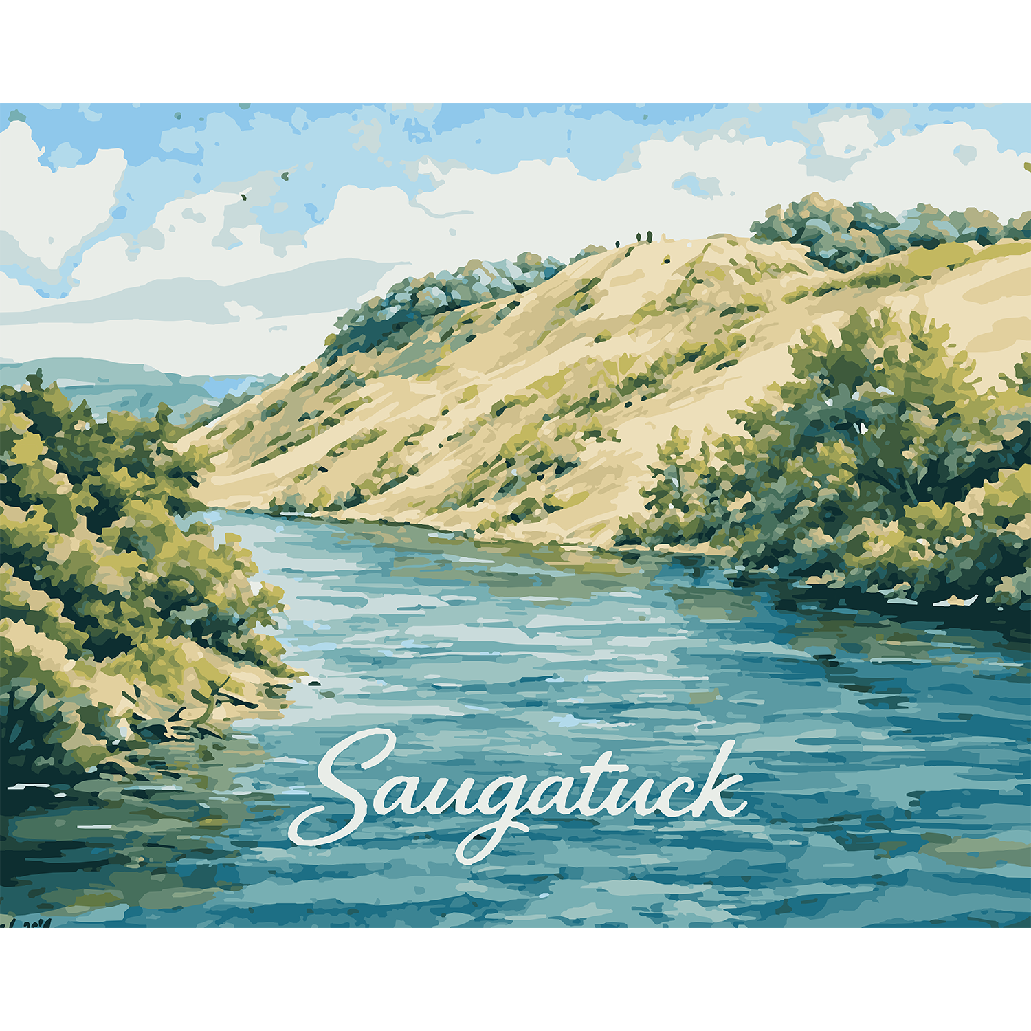 Saugatuck Dunes Over the River Paint-by-Number Kit