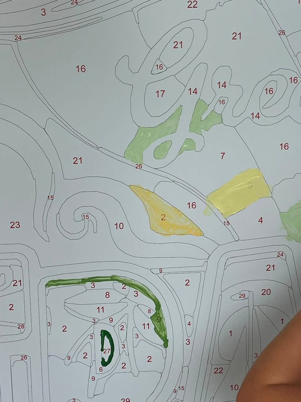 Community Paint-by-Number Mural from Mitten Masterpiece