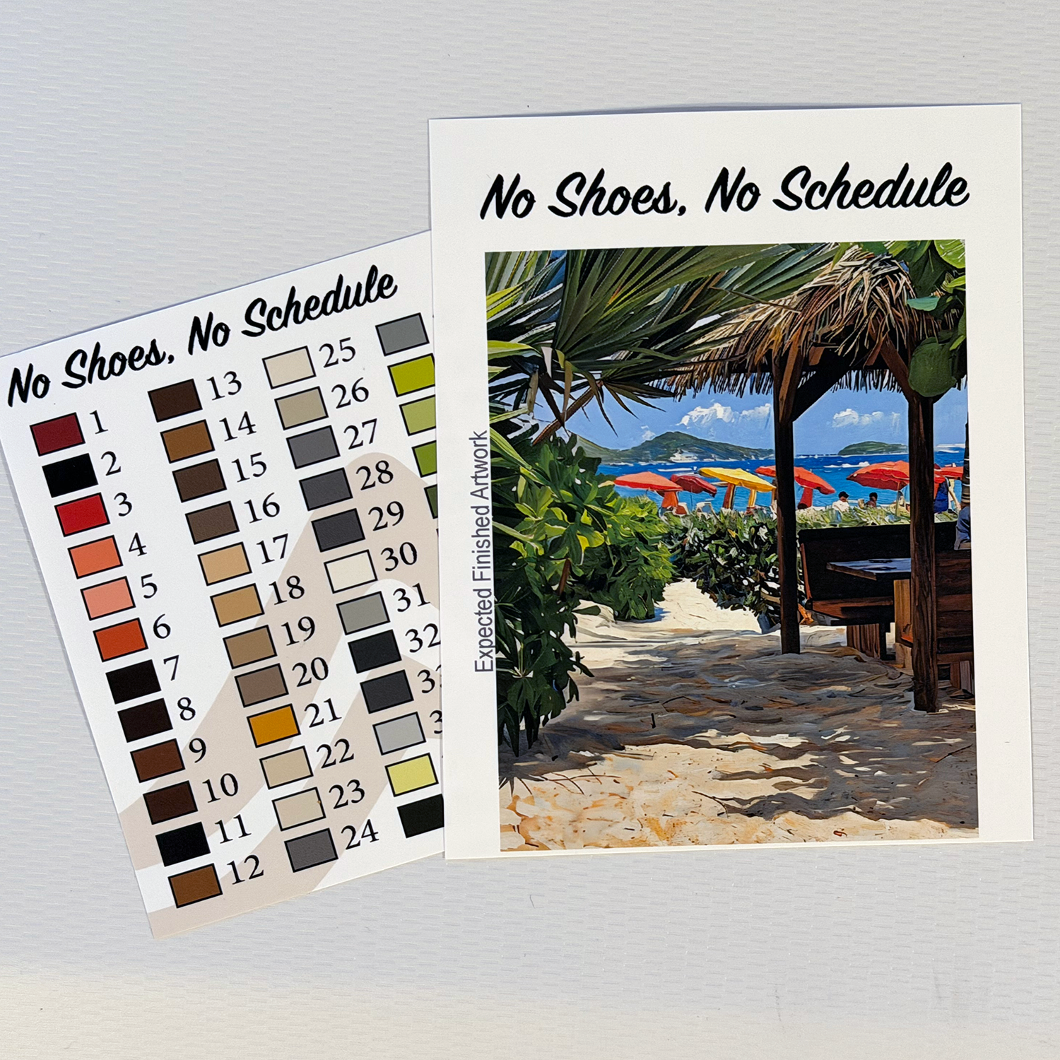 Custom Paint-by-Number Kit