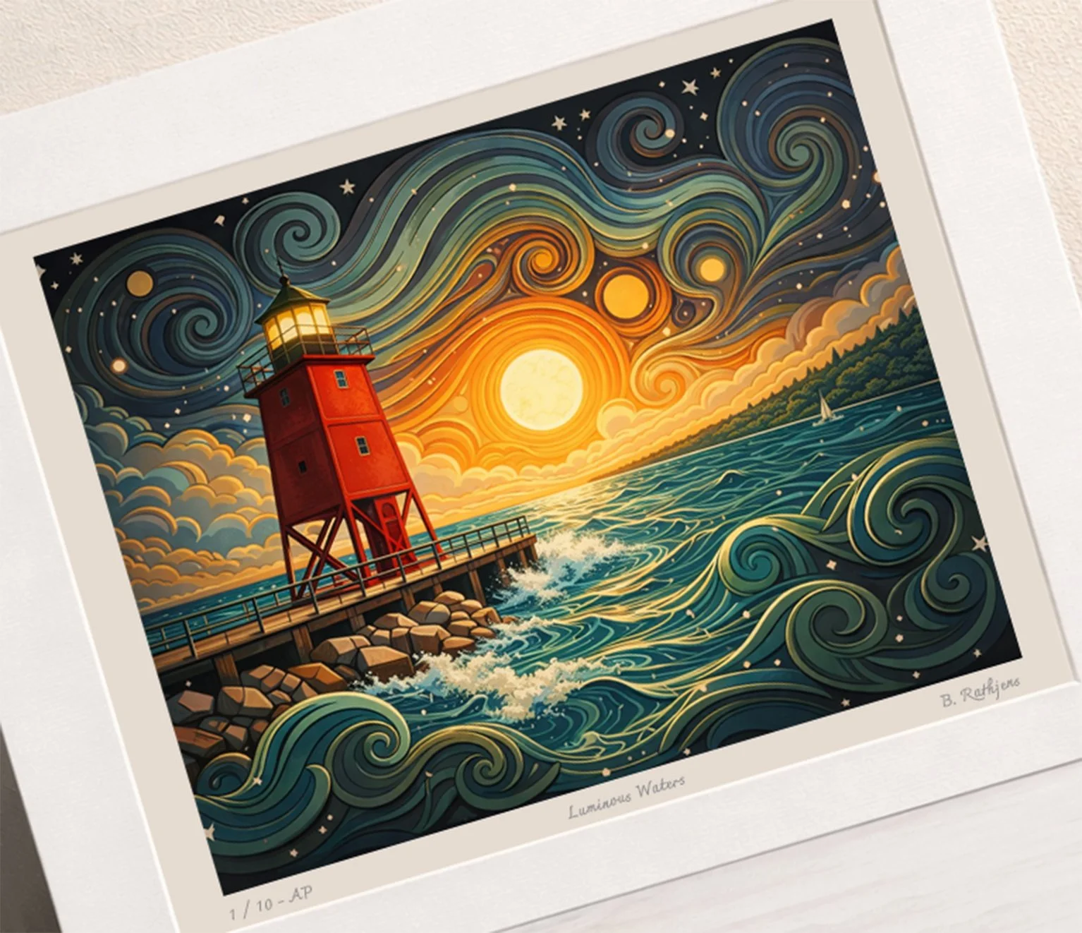 Luminous Waters – Limited Edition Giclée Fine Art Print