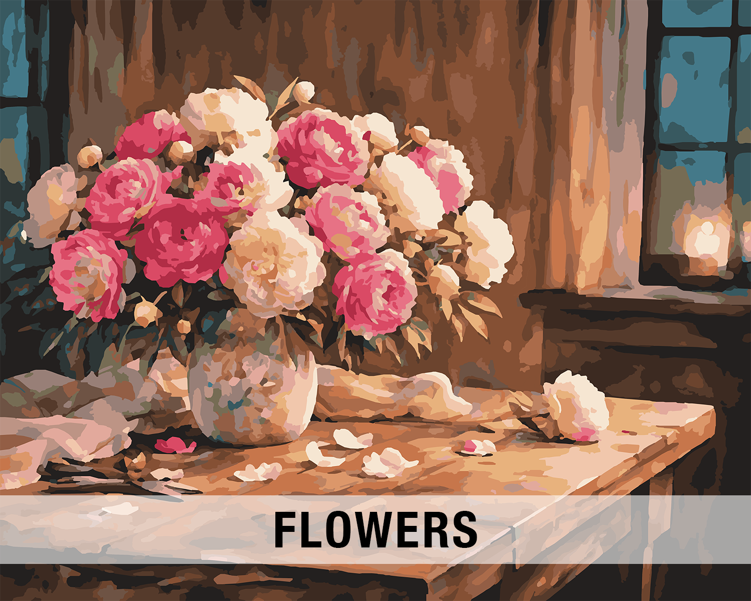 Michigan Flowers Paint-by-Number Kits