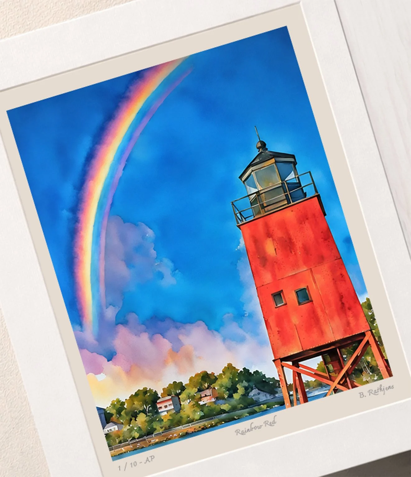 Rainbow Red – Limited Edition Giclée Fine Art Print