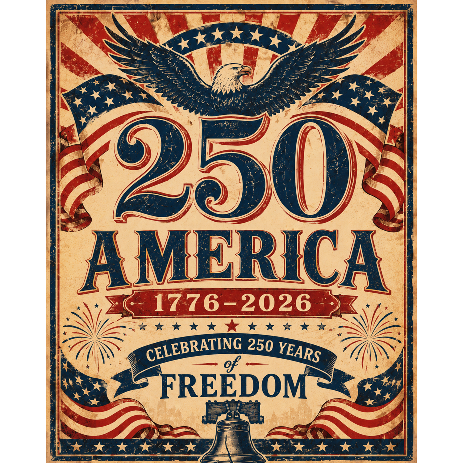 250 Years of Freedom Paint-By-Number Kit