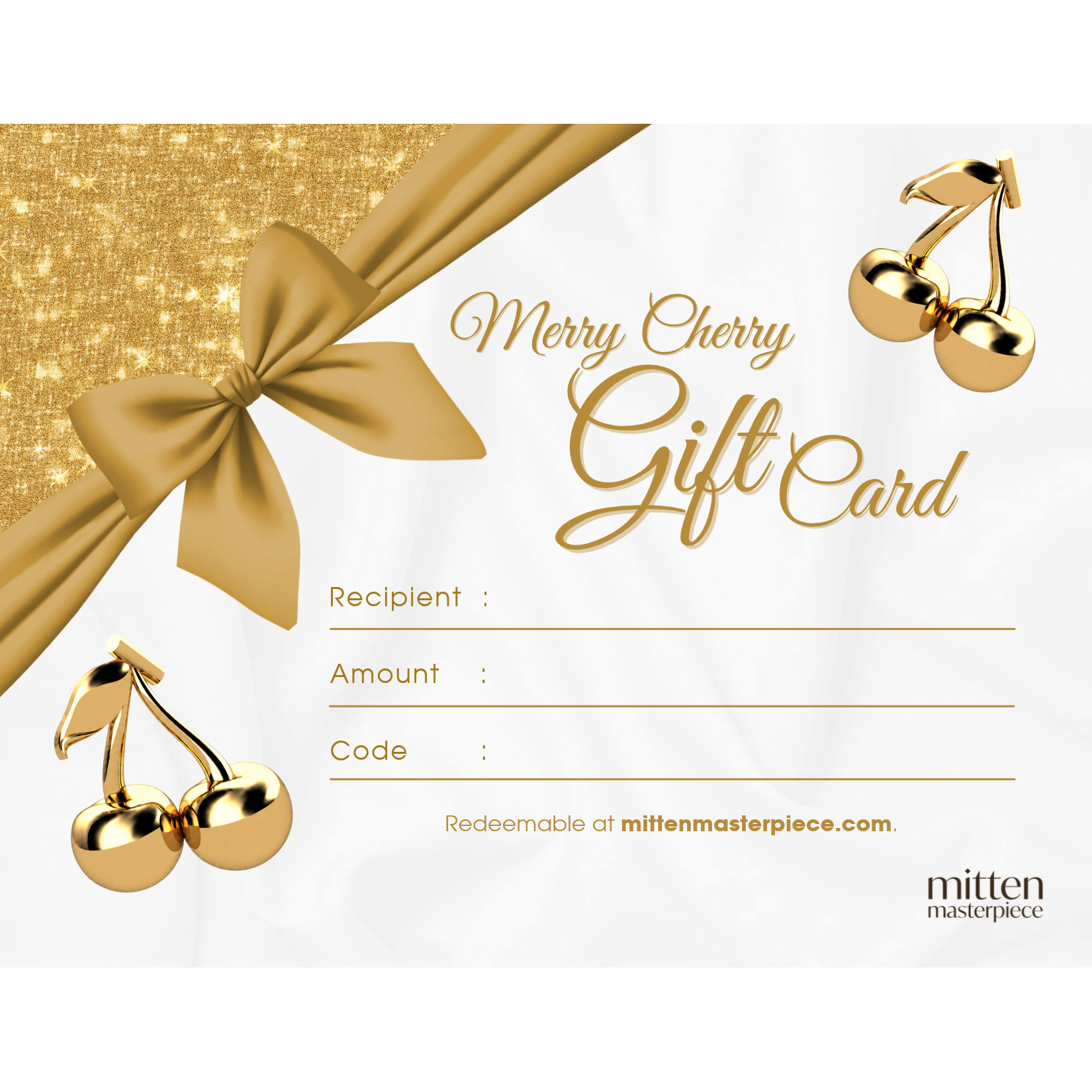 Merry Cherry Gift Card - Spend $75, Get a $100 Gift Card