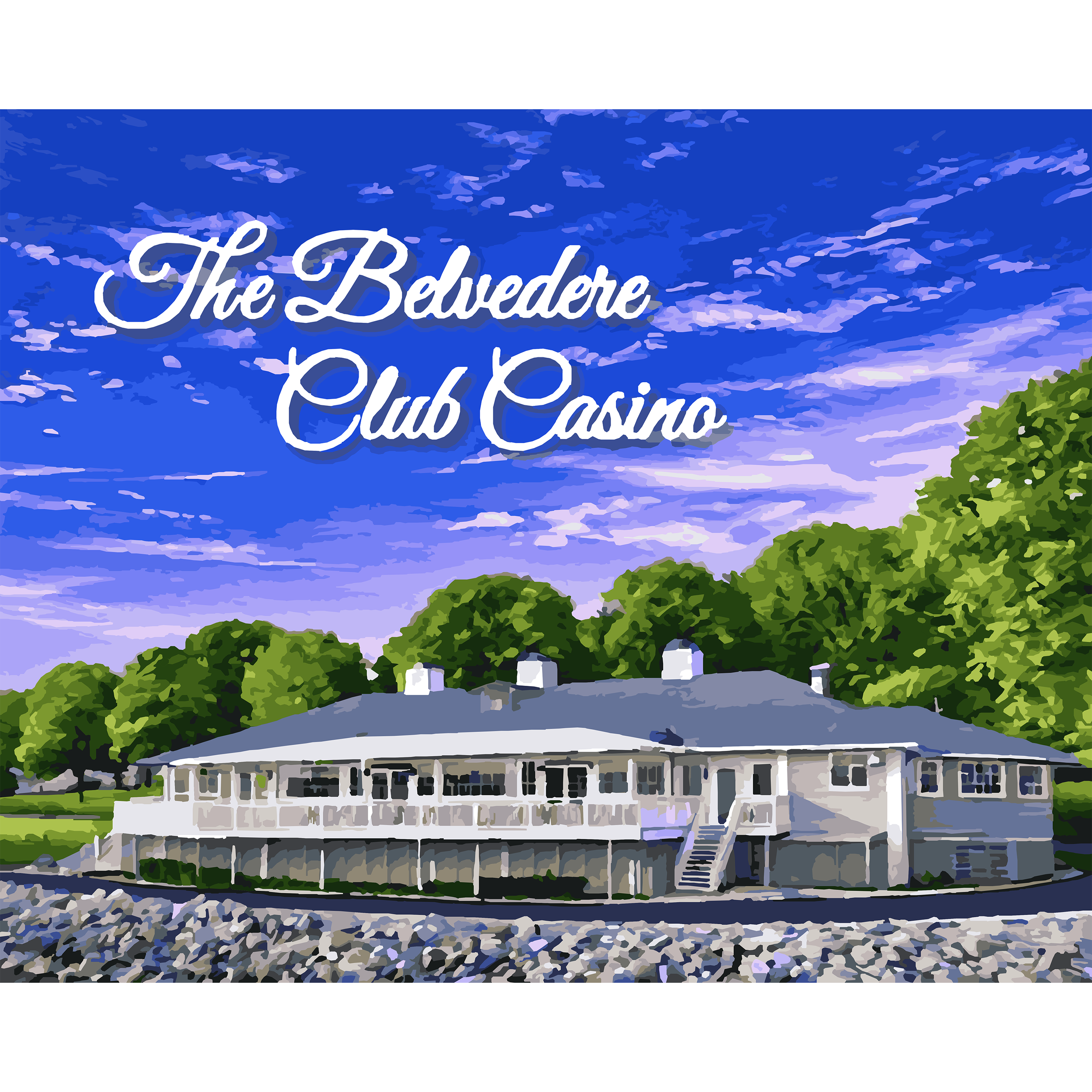 The Belvedere Club Casino Charlevoix Paint-By-Number Kit