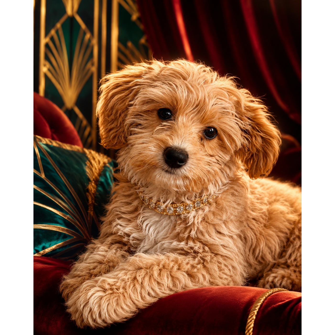 The Starlet Portrait: Custom Pet Paint-by-Number Kit