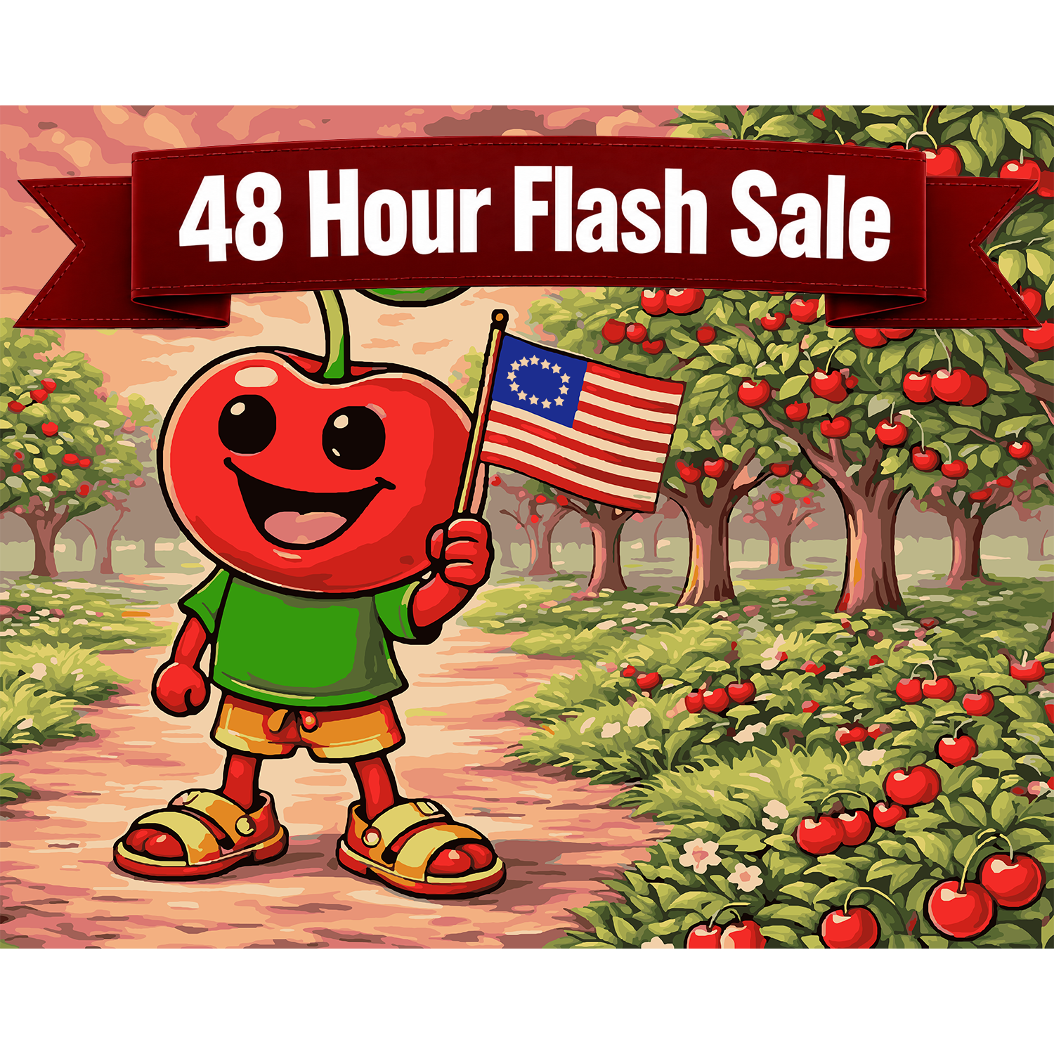 Cherry Fest Forever Paint-By-Number Kit