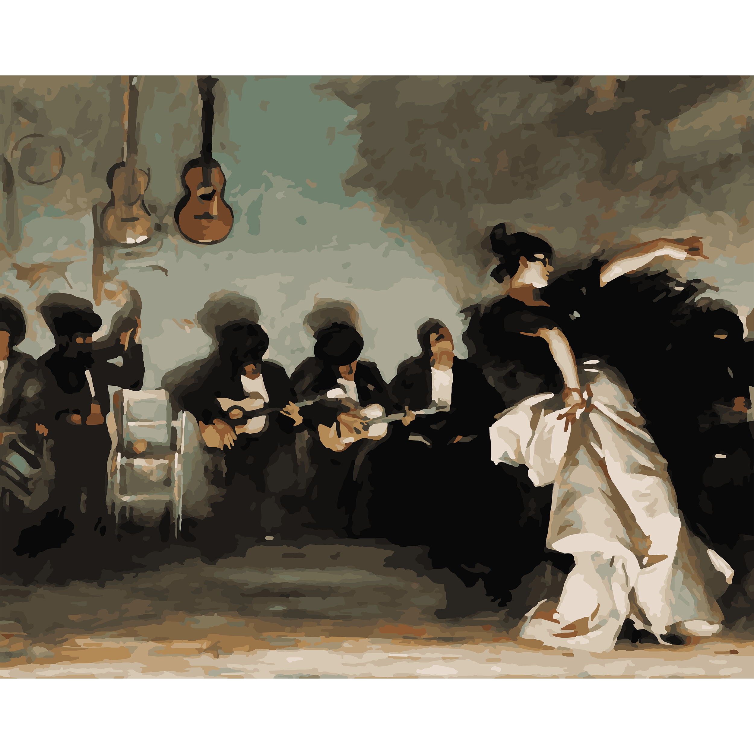 John Singer Sargent’s El Jaleo (1882) Paint-By-Number Kit