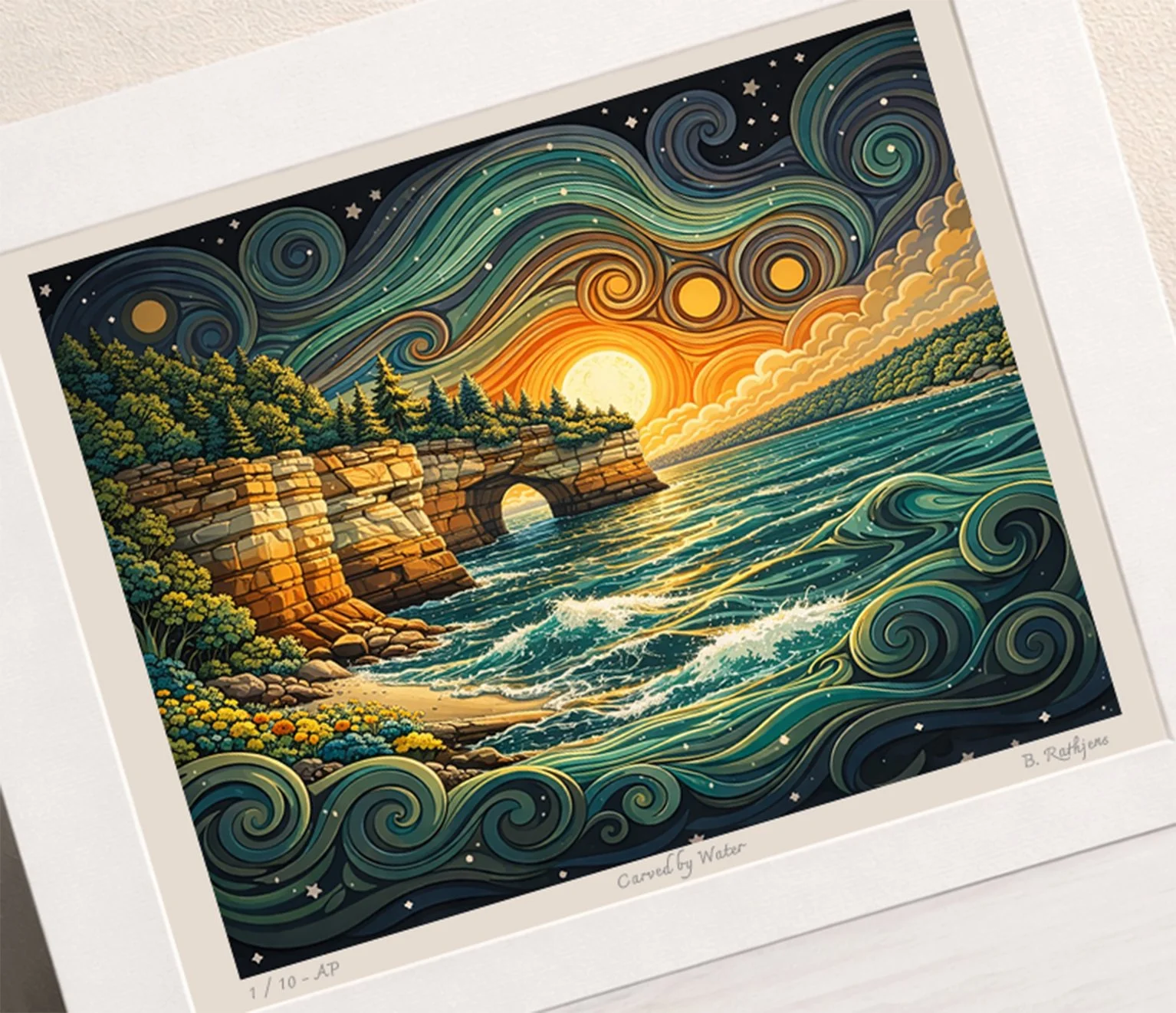 Carved by Water – Limited Edition Giclée Fine Art Print
