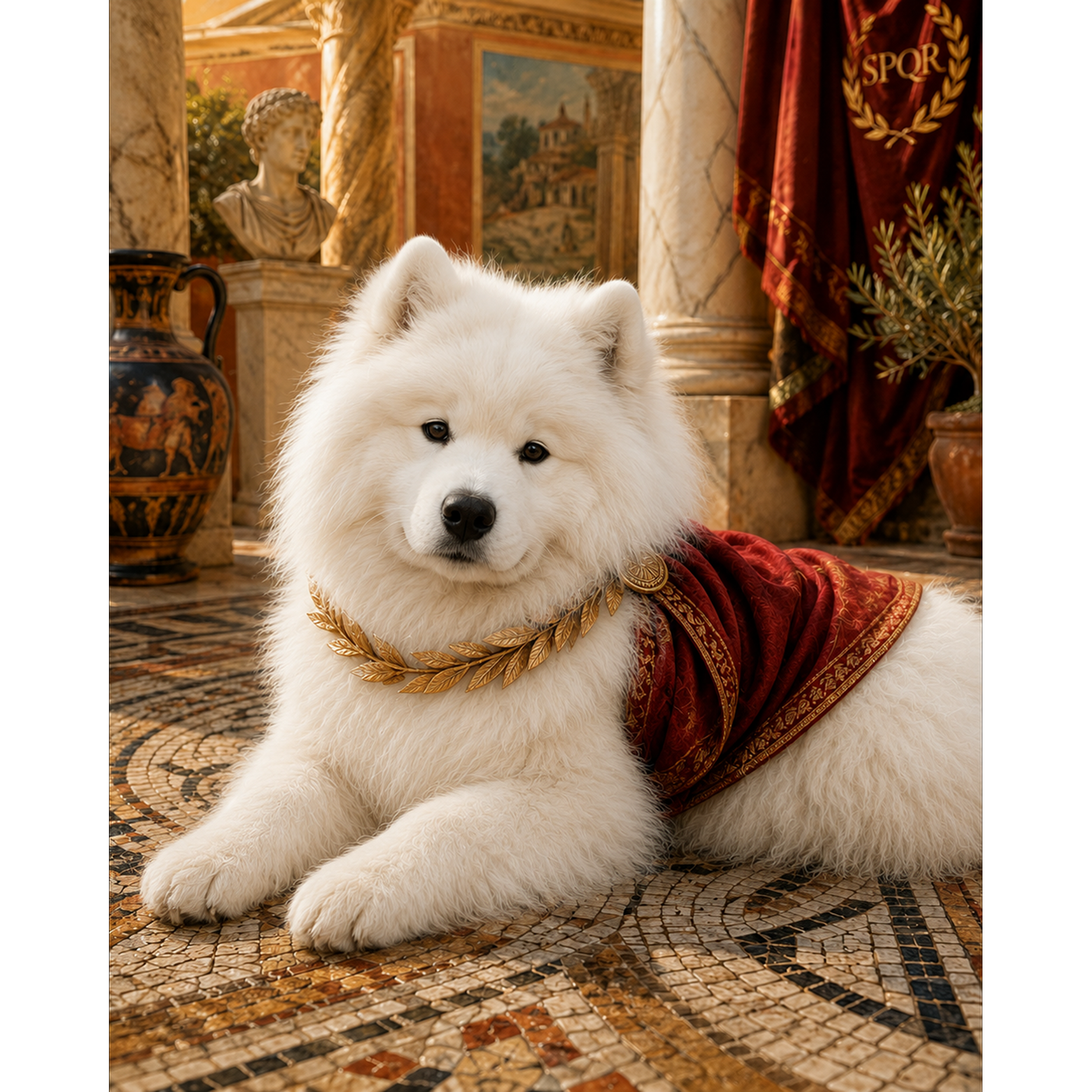 The Roman Regent: Custom Pet Paint-by-Number Kit