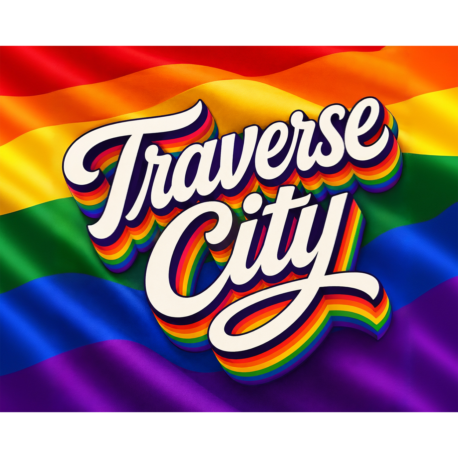 Traverse City Pride Paint-By-Number Kit