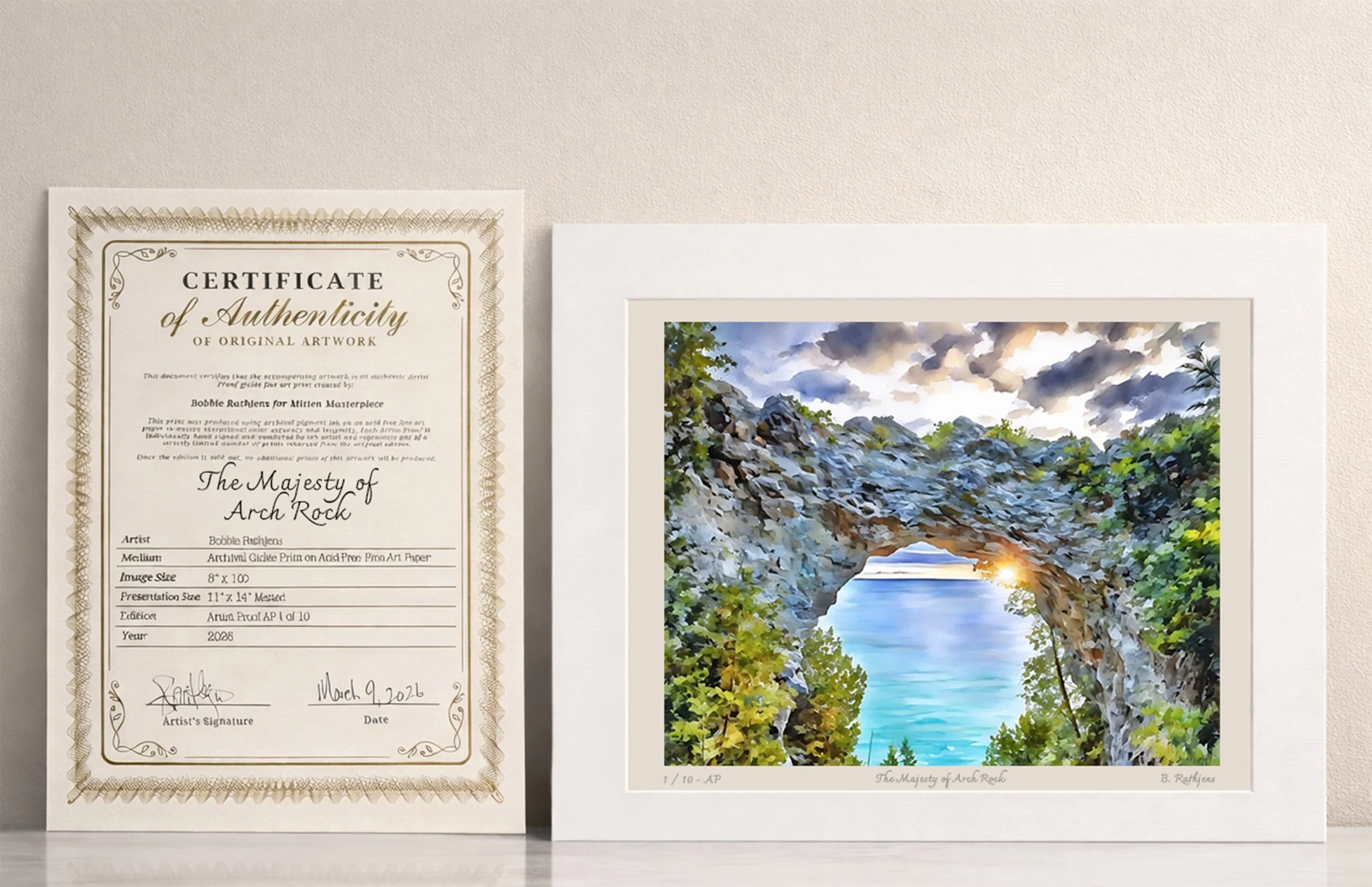 The Majesty of Arch Rock – Limited Edition Giclée Fine Art Print