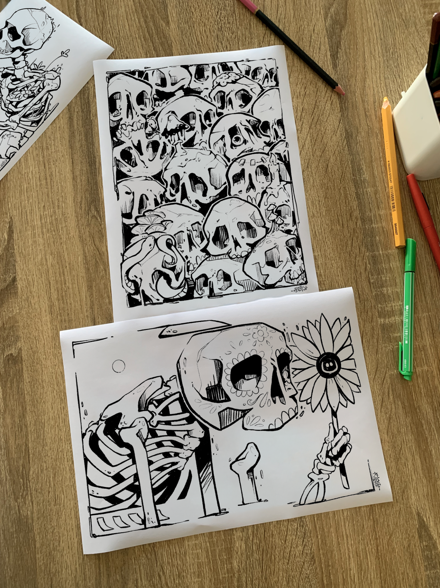 holy skull-coloriage-ben brito 3.png