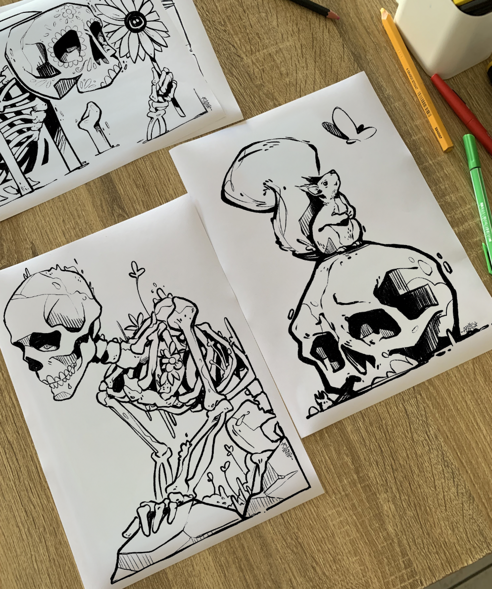 holy skull-coloriage-ben brito 2.png