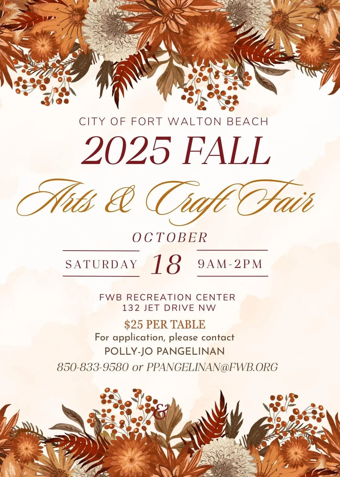 Fort Walton Beach Rec Center Fall Flair Festival