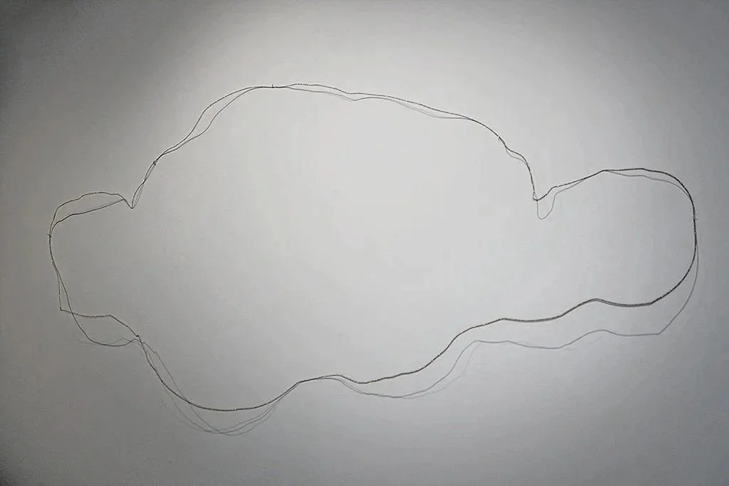  Without Worry , Installation at a variable size, White Earthenware, Wood, Paint, Spray Paint, Beads, Canvas, Lace, Paper, Found Table, Rug and other miscellaneous materials, 2021		